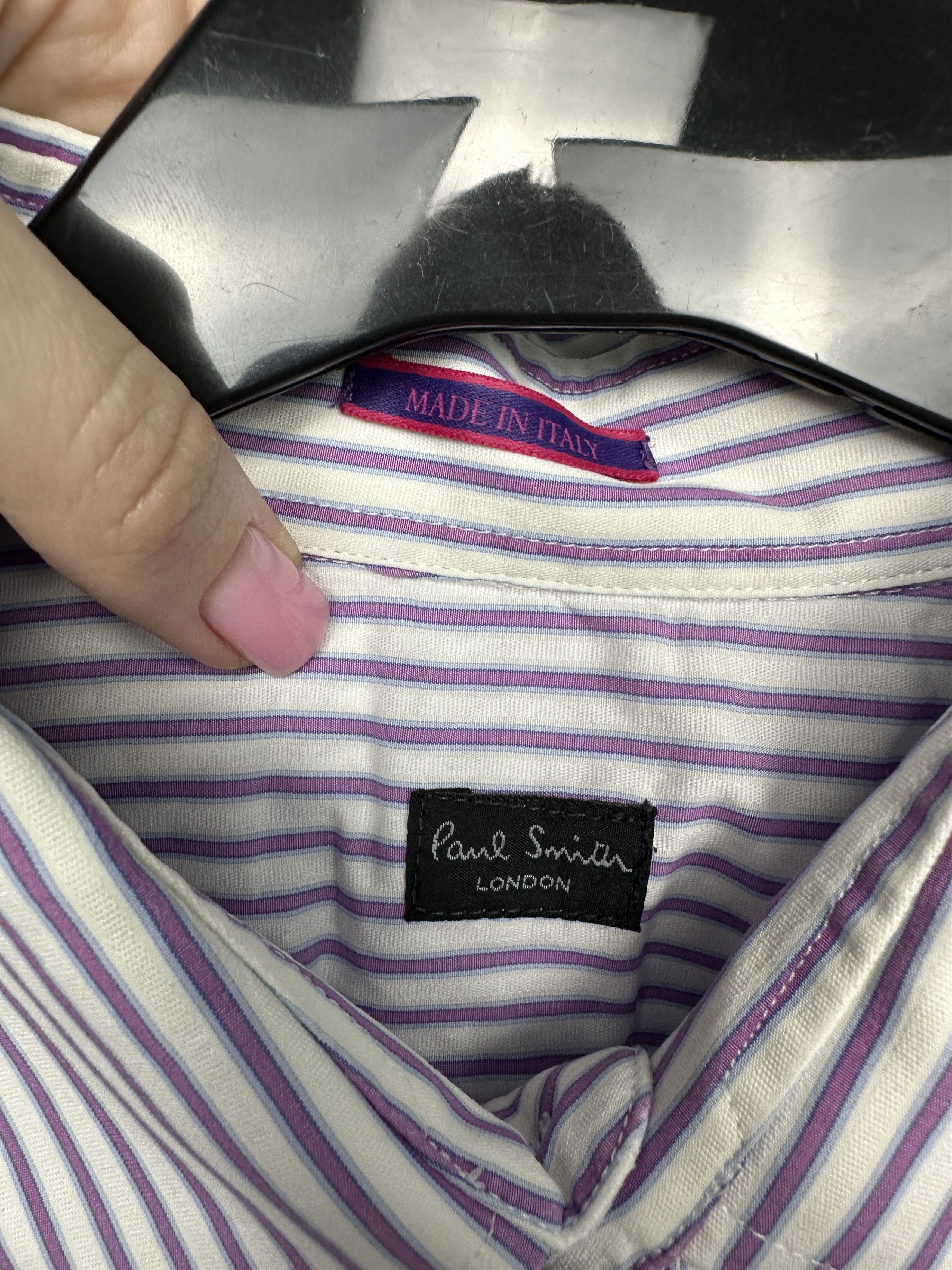 Paul Smith Paul Smith London Mens Long Sleeve Striped Shirt Size US L / EU 52-54 / 3 - 3 Thumbnail
