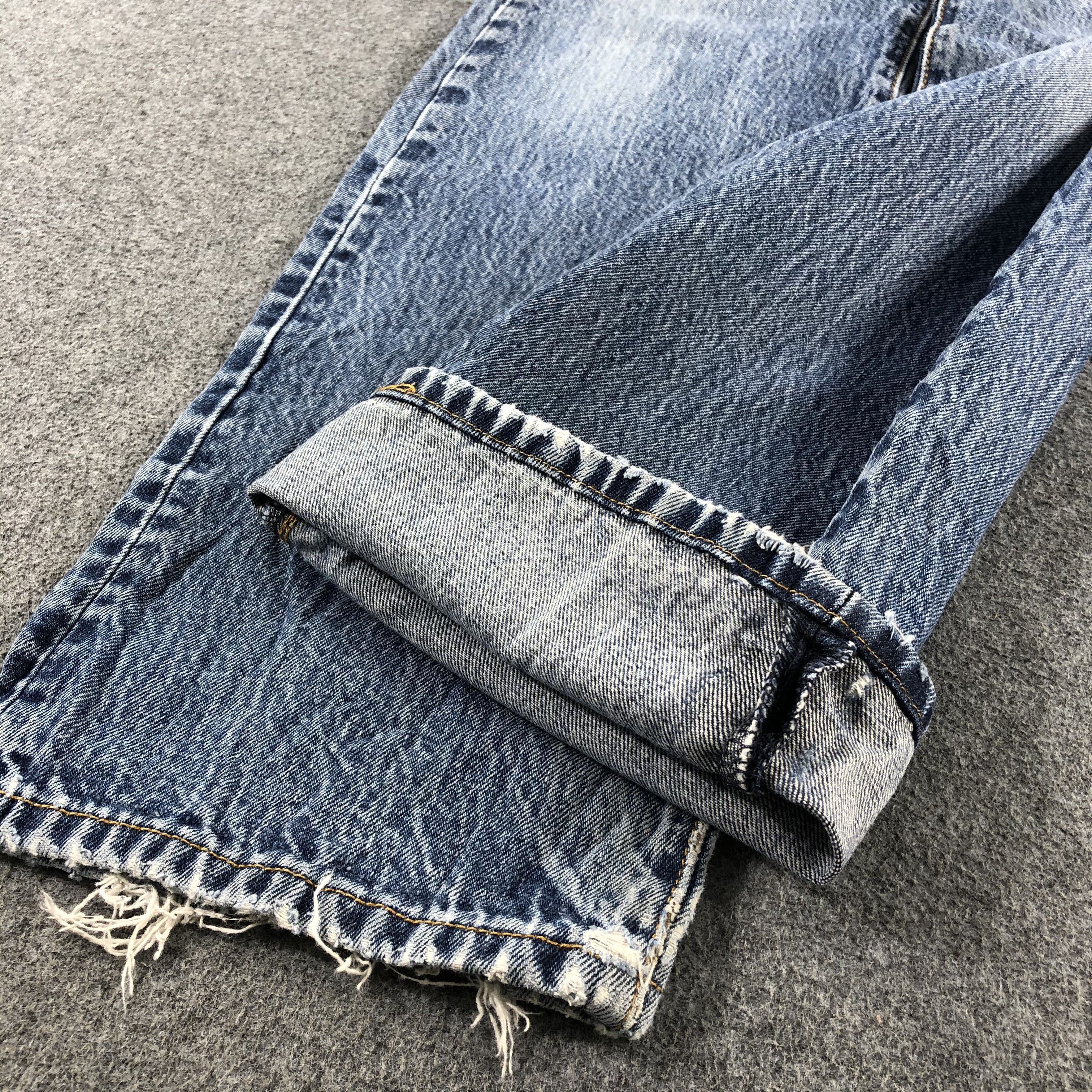 Levi's Vintage Blue Wash Levis 501 Jeans-J2399 Size US 34 / EU 50 - 7 Thumbnail