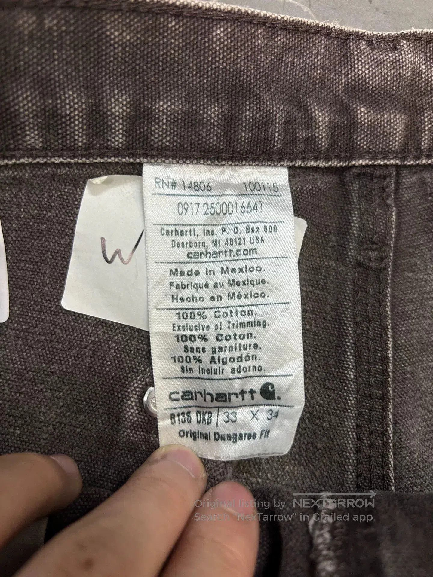 Vintage Vintage Carhartt B136 Pants. Size US 33 - 3 Thumbnail