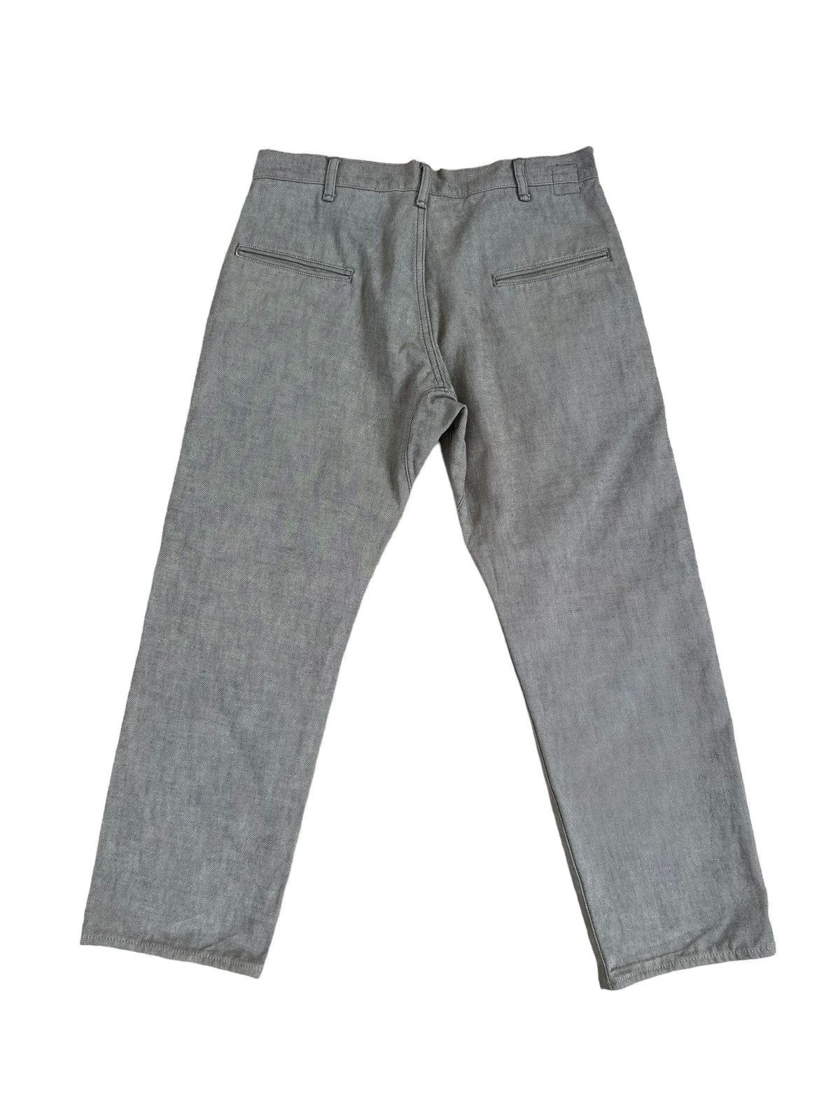 BRU NA BOINNE Bru Na Boinne Japan Muddy Grey Denim Cropped Selvedge Jeans Size US 31 - 2 Thumbnail
