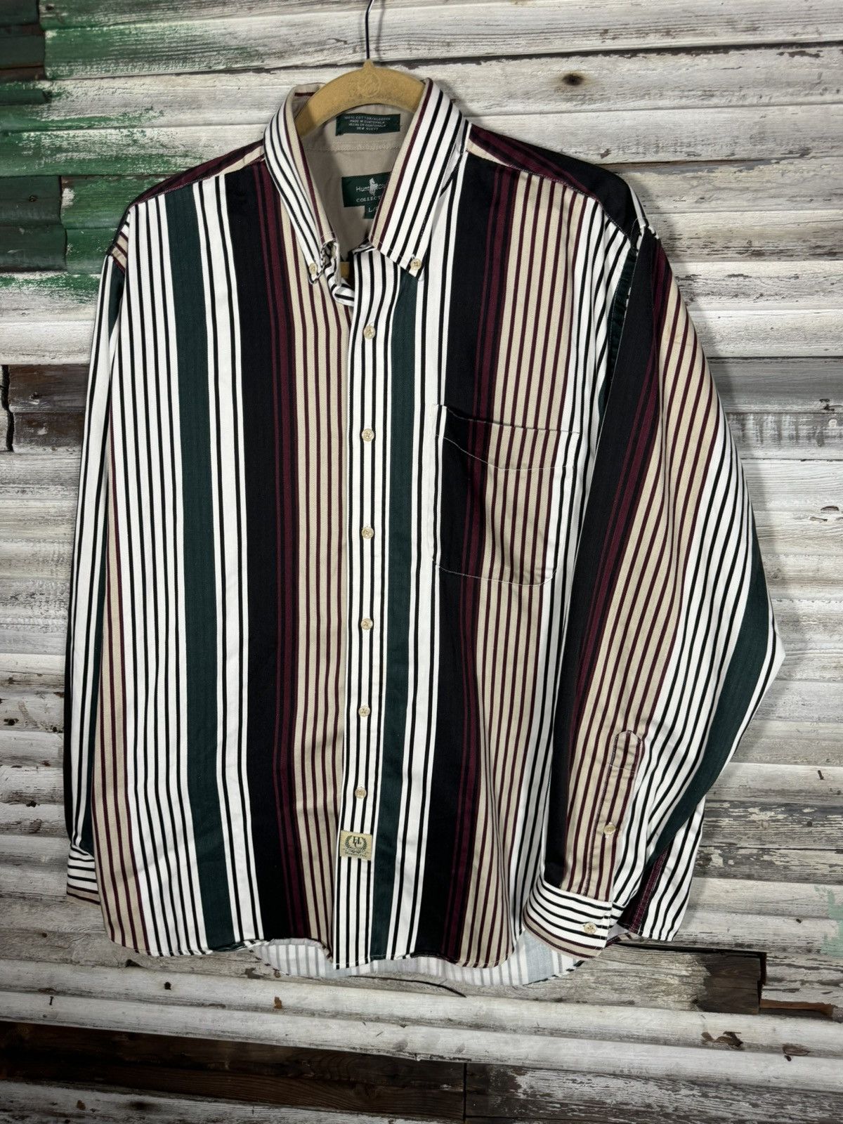 Vintage Vintage Striped Shirt Size US L / EU 52-54 / 3 - 3 Thumbnail