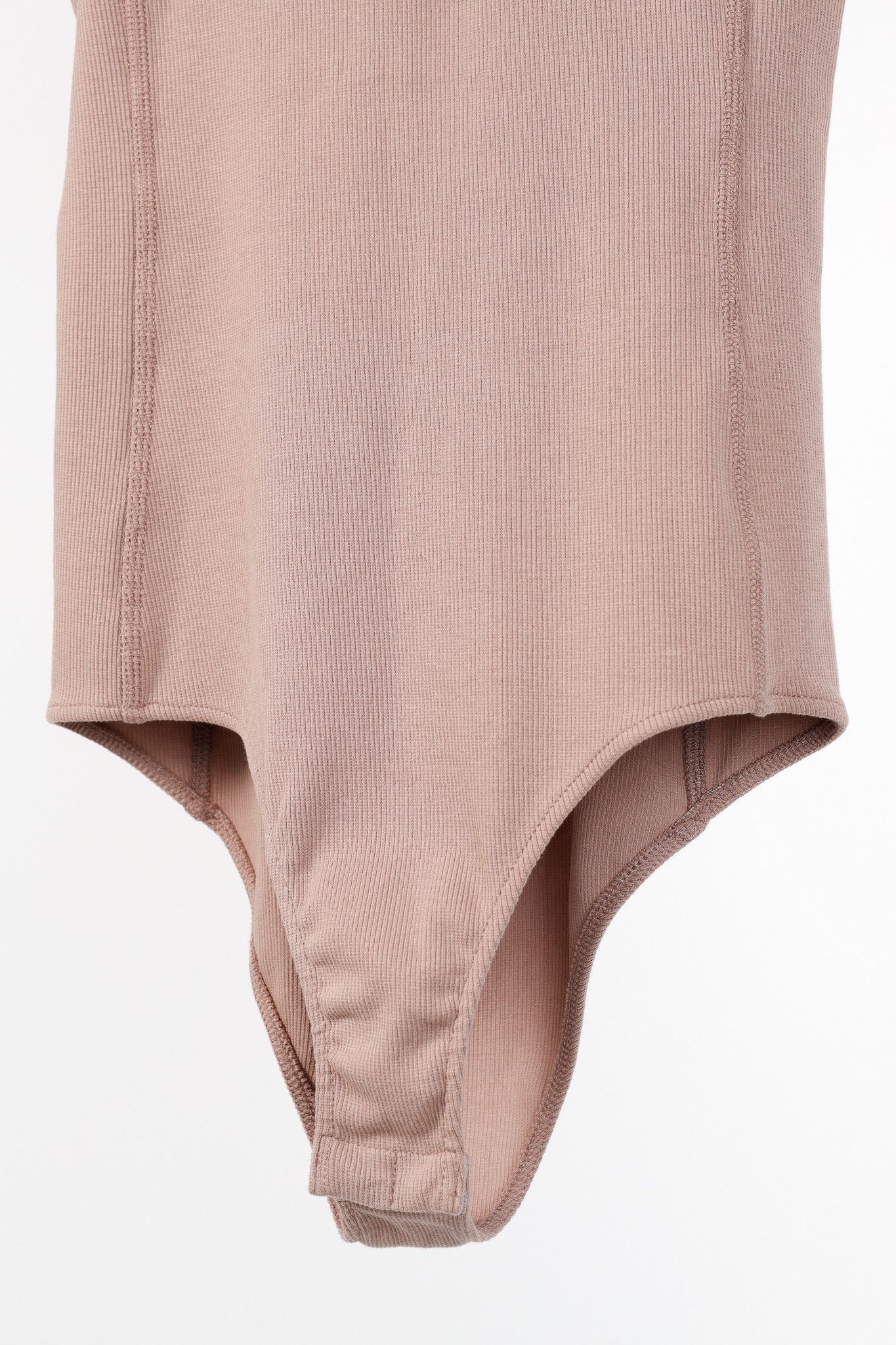 Tibi Tibi Toffee Ribbed T-Shirt Racerback Bodysuit Size S / US 4 / IT 40 - 6 Thumbnail