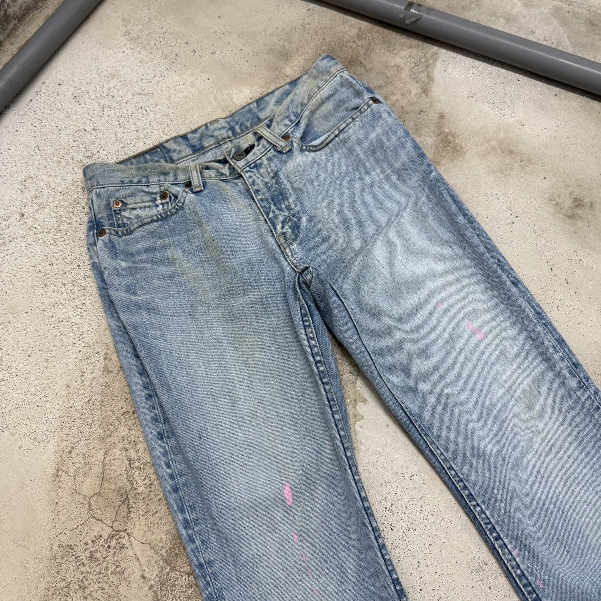 Levi's Vintage Y2K Levis W317 Flare Paints Designer Inspired Pants Size 30" / US 8 / IT 44 - 3 Thumbnail
