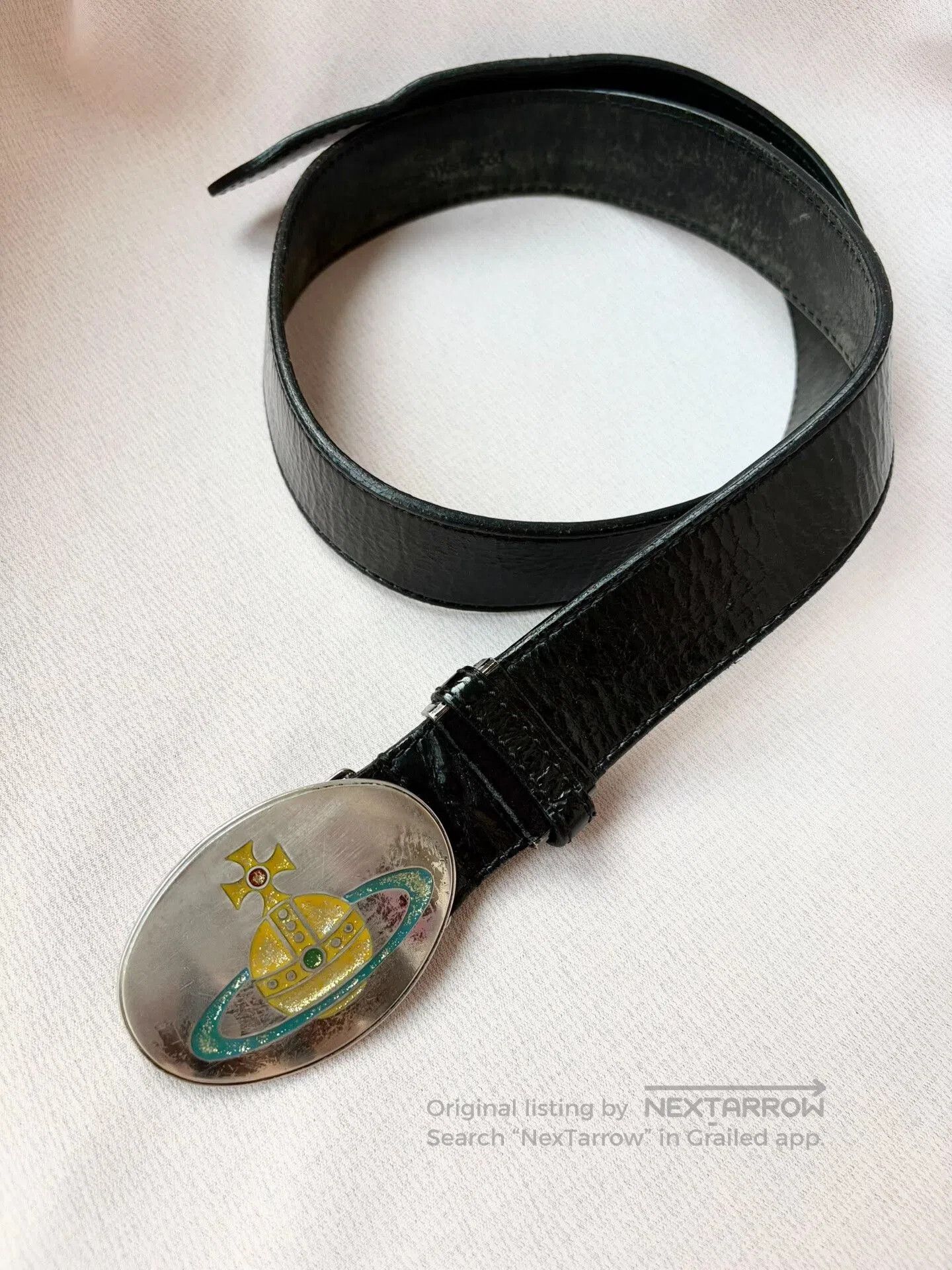 Vivienne Westwood Vivienne Westwood Saturn Black Patent Belt. Size ONE SIZE - 1 Thumbnail