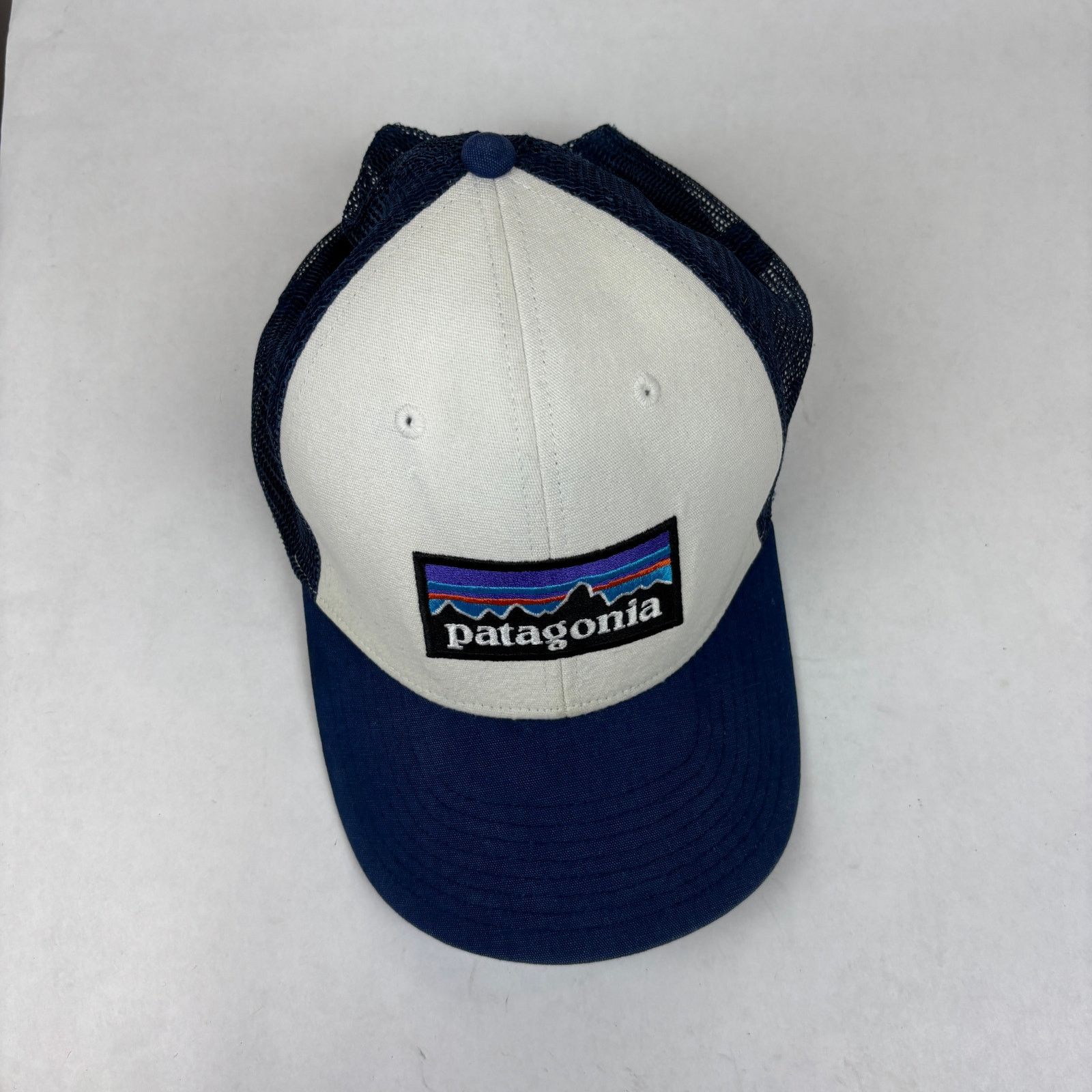 Patagonia Patagonia Snapback Trucker Hat P-6 Logo Cap Blue Gorpcore Size ONE SIZE - 7 Thumbnail