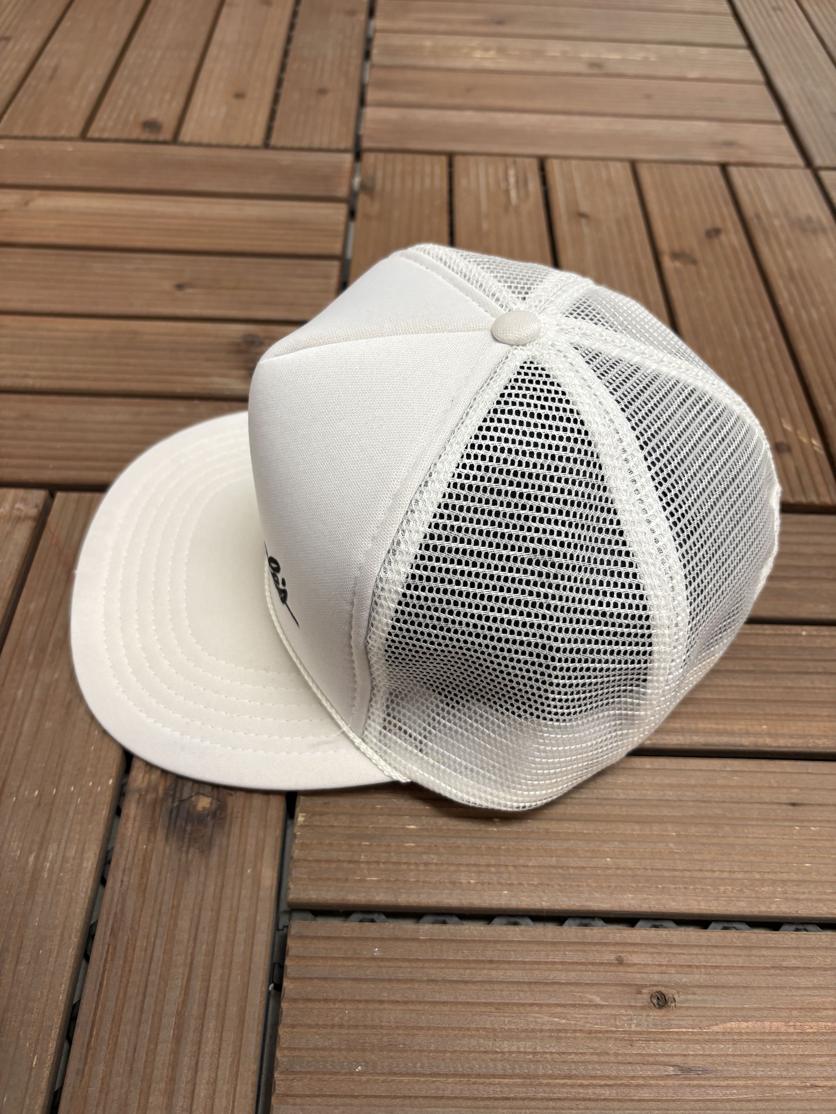 Vintage JIF Presents Mr. Pringles Vintage White Snap Back Hat Cap Size ONE SIZE - 4 Thumbnail