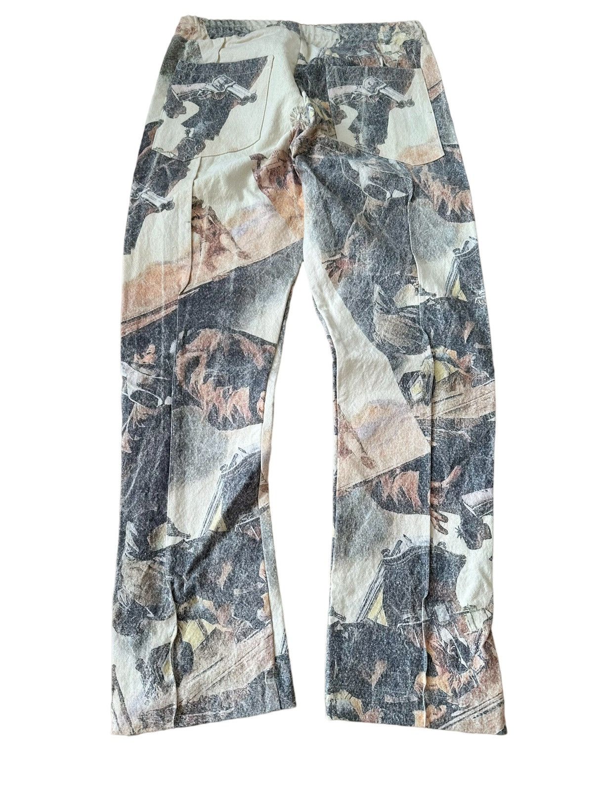 Rhude SzM Gunslinger Printed Denim Camo Pants Size US 32 / EU 48 - 7 Thumbnail