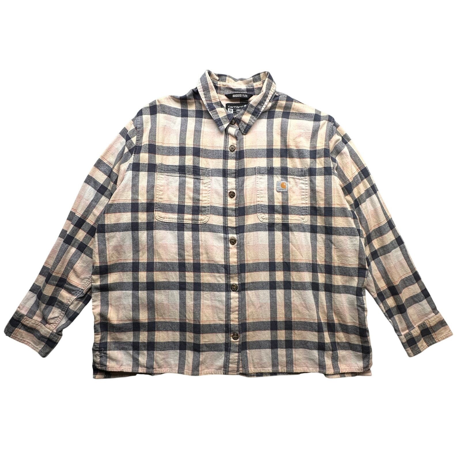 Carhartt Carhartt 104972 Loose Fit Flannel Plaid Shirt Womens XXL Size XXL / US 16-18 / IT 52-54 - 1 Thumbnail