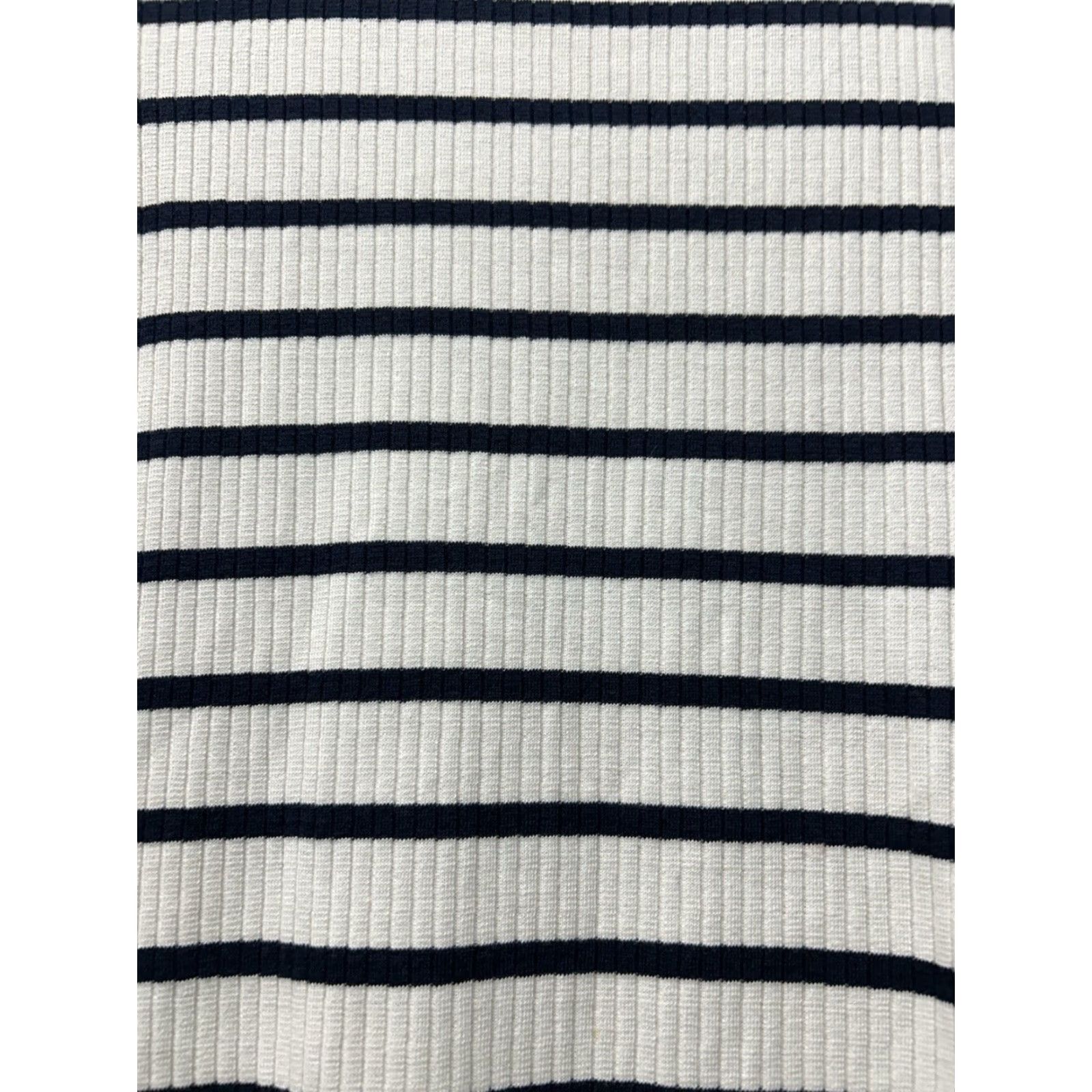 French Connection VINTAGE Women French Connection Sequin Stripe Mini Dress XS Crew Neck Short Sleeve Gold/Navy Satin? Size XS / US 0-2 / IT 36-38 - 7 Thumbnail