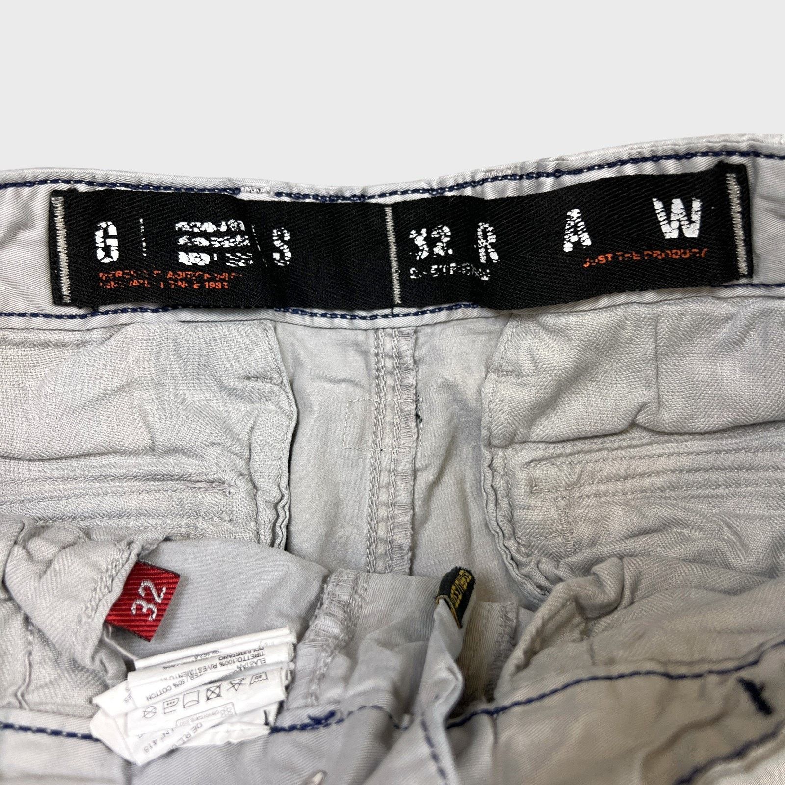 G-Star G Star Raw 3301 Pants 32x27 Straight Utility Cargo Trousers Size US 32 / EU 48 - 10 Thumbnail