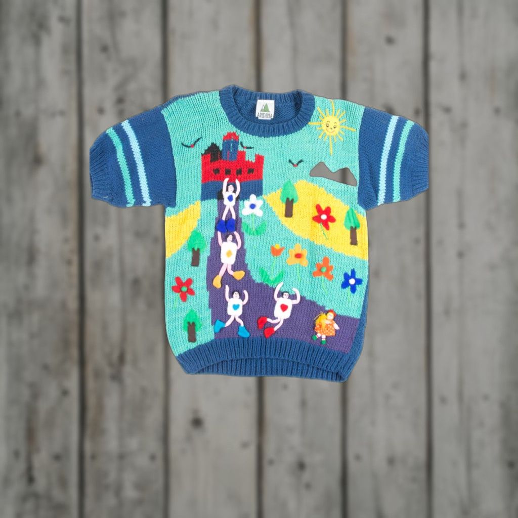 Vintage VINTAGE Wonderland Sweater Shirt Large Boys? Size L / US 10 / IT 46 - 1 Thumbnail