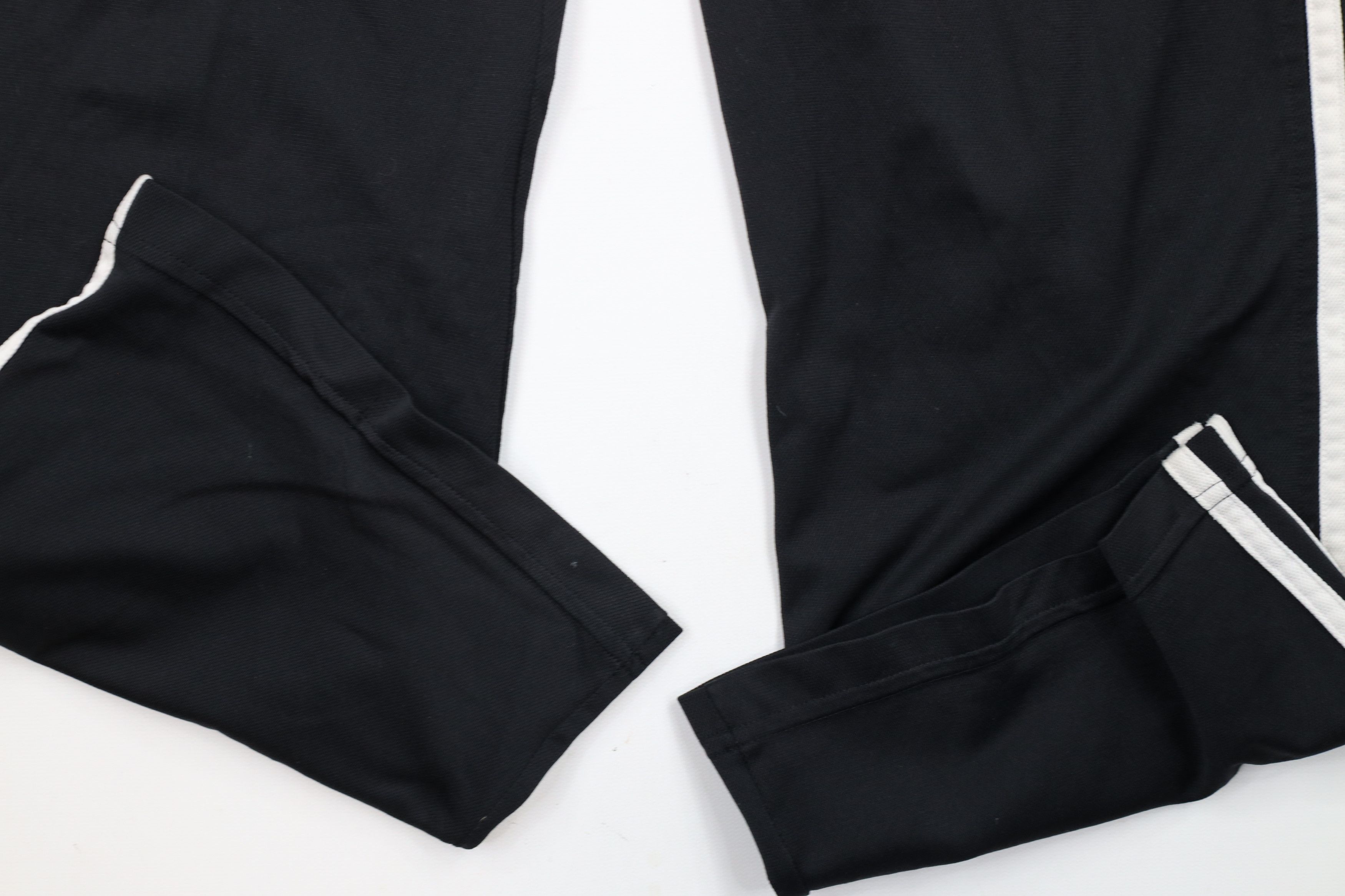 Adidas × Vintage Vintage Y2K Adidas Striped Wide Leg Sweatpants Pants Black Size US 34 / EU 50 - 5 Thumbnail