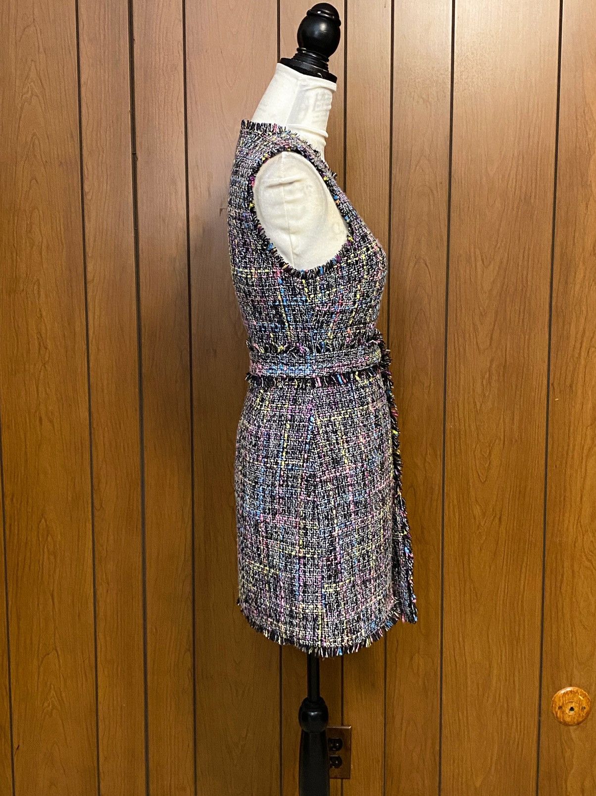 Cinq a Sept Cinq à Sept Rochelle Belted Tweed Minidress size 8 Size M / US 6-8 / IT 42-44 - 12 Thumbnail