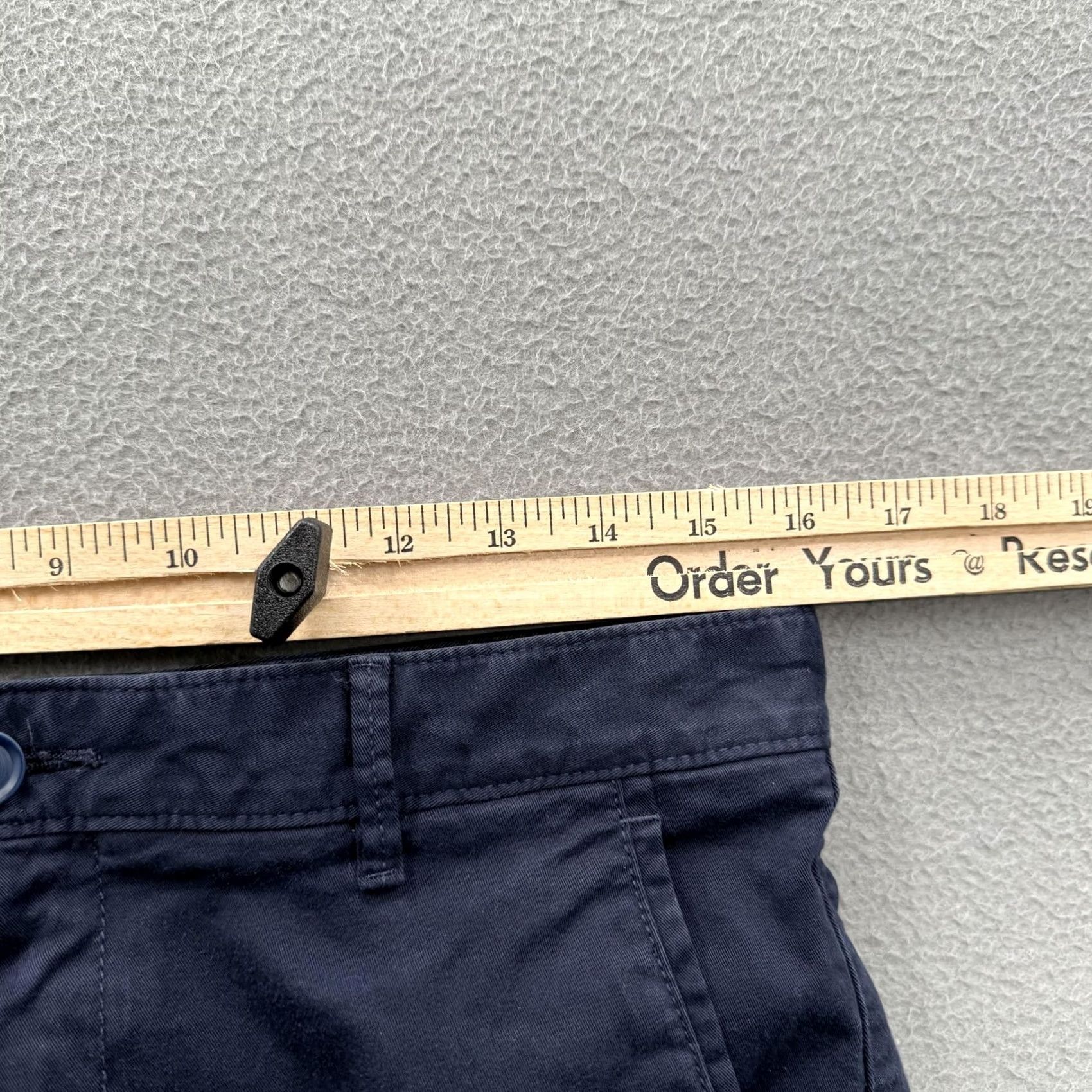 Vintage Boss Slice Shorts Mens 30 Blue Slim Chino 9 Inseam Casual Summer Flat Front Pockets Logo Slim Fit Regular 9in Inseam Size US 30 / EU 46 - 7 Thumbnail