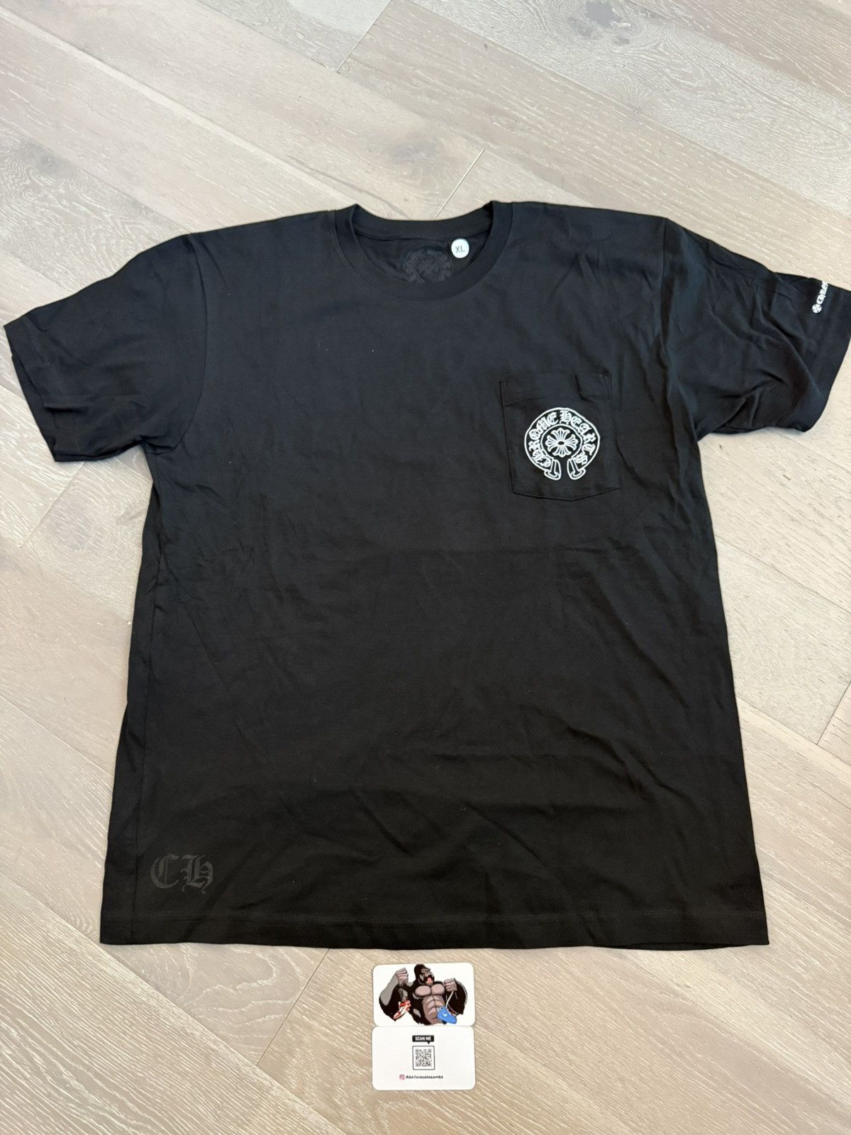 Chrome Hearts Chrome Hearts Pocket Horseshoe T-Shirt Black Size US XXL / EU 58 / 5 - 2 Thumbnail