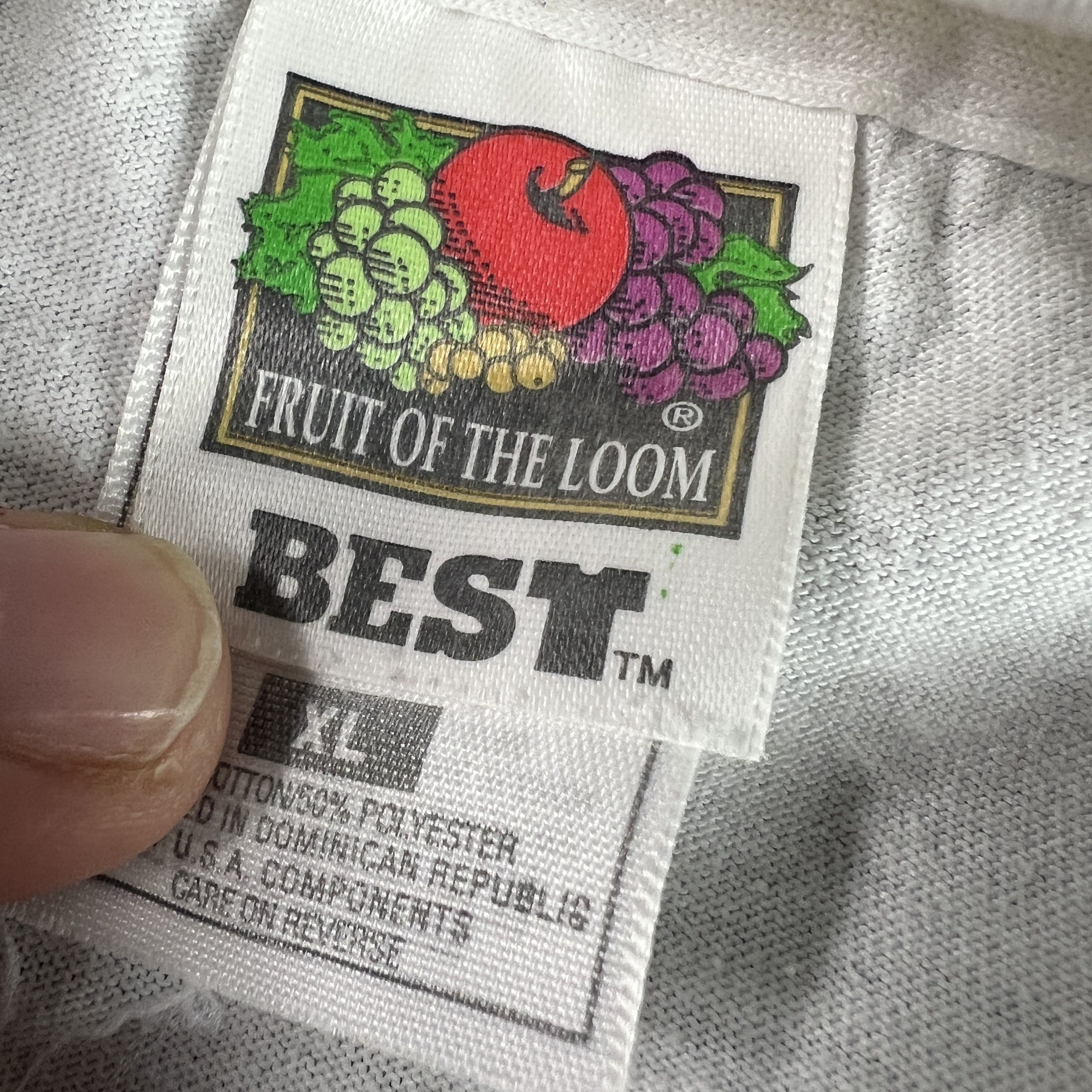 Fruit Of The Loom Y2K DARE Shirt White & Red Dingy Saratoga New York Tee Size US M / EU 48-50 / 2 - 7 Thumbnail