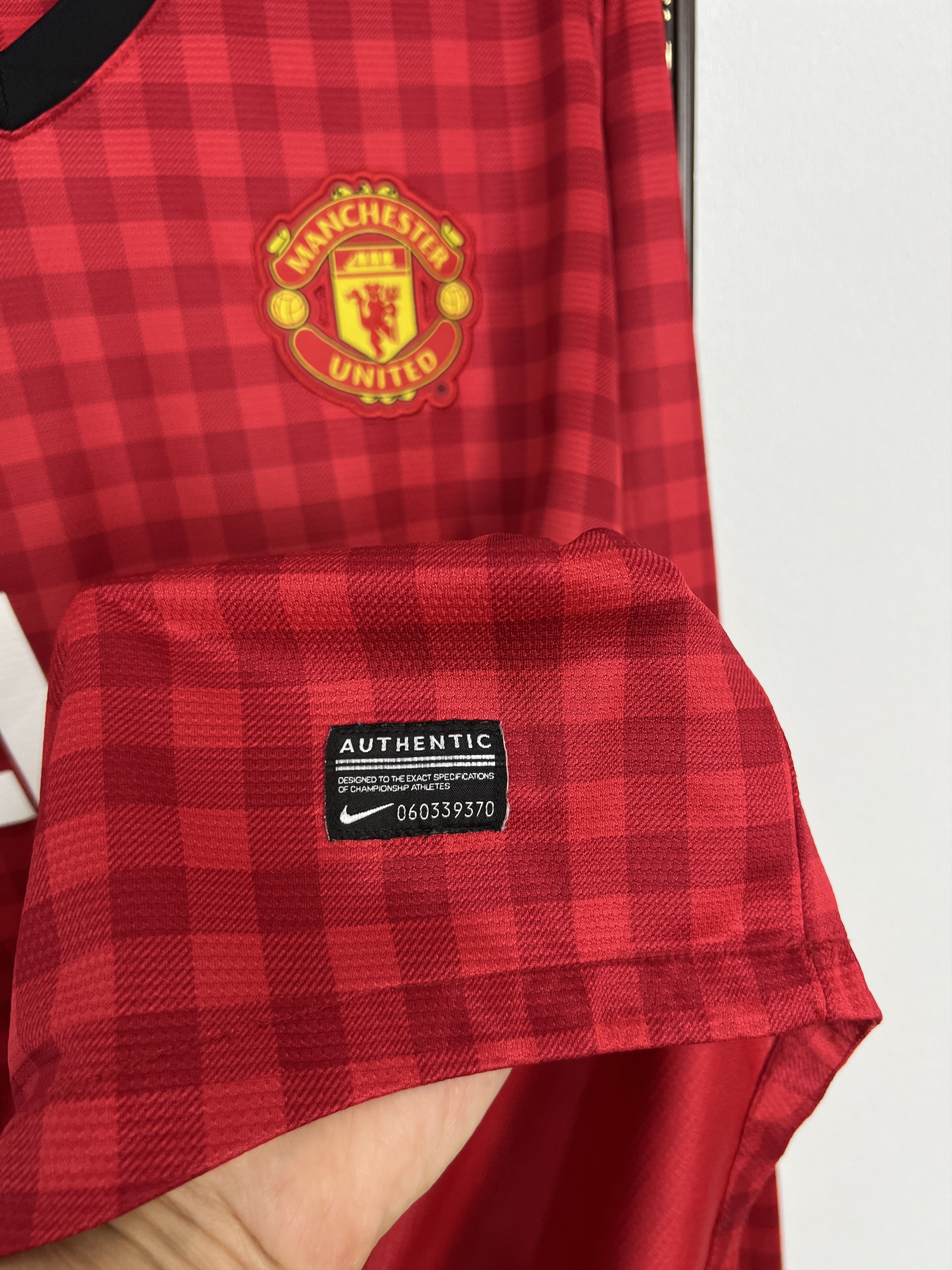 Nike Manchester United Home football shirt 2012 Soccer Nike Size US XXL / EU 58 / 5 - 4 Thumbnail