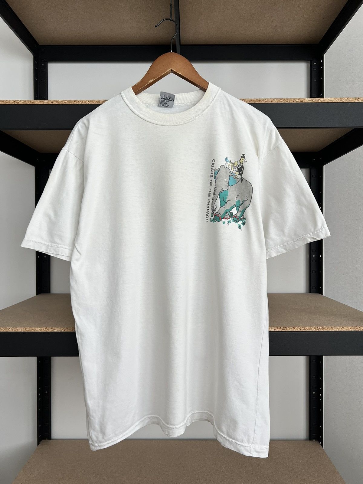 Cartoon Network Vintage 90s TinTin Gigars of the Pharaoh White T-shirt Size US L / EU 52-54 / 3 - 2 Thumbnail