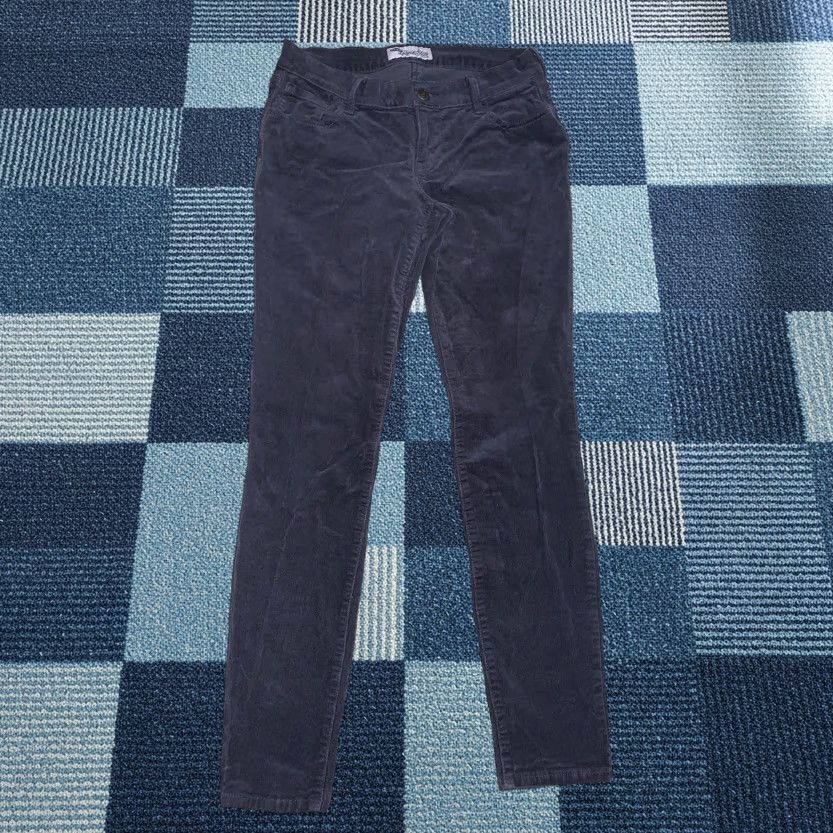 Old Navy VINTAGE Old Navy Women's 6 Gray Skinny Corduroy Pants Pants Ladies Regular 28x29 Gray Corduroy Slimming Pockets Flat Front 6 28in 29in Womens Size 28" / US 6 / IT 42 - 1 Thumbnail