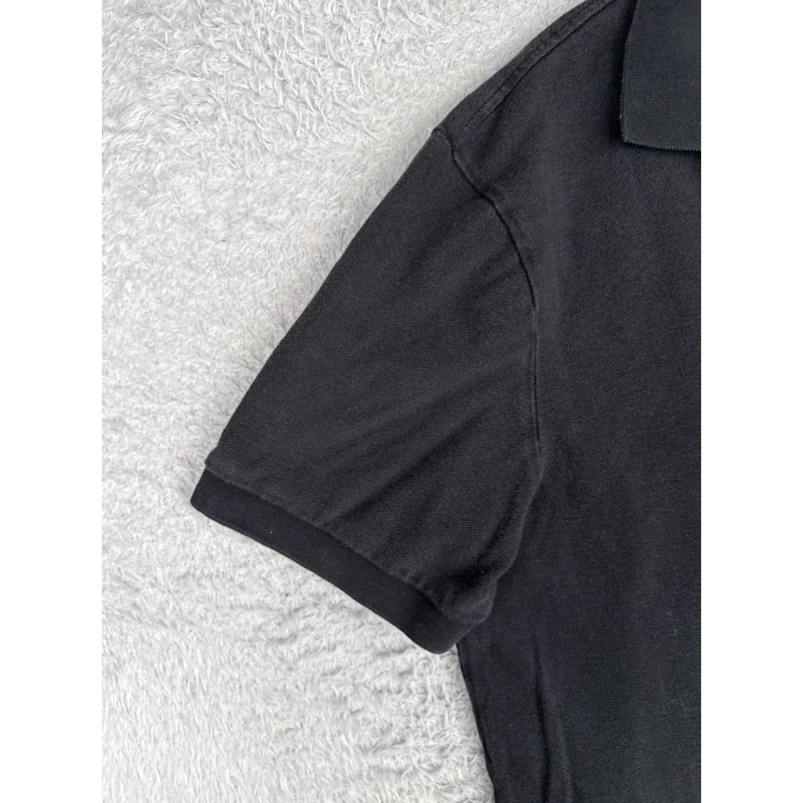 Tommy Hilfiger Tommy Hilfiger Polo Shirt Men Large Black Short Sleeve Custom Fit Cotton Size US L / EU 52-54 / 3 - 3 Thumbnail