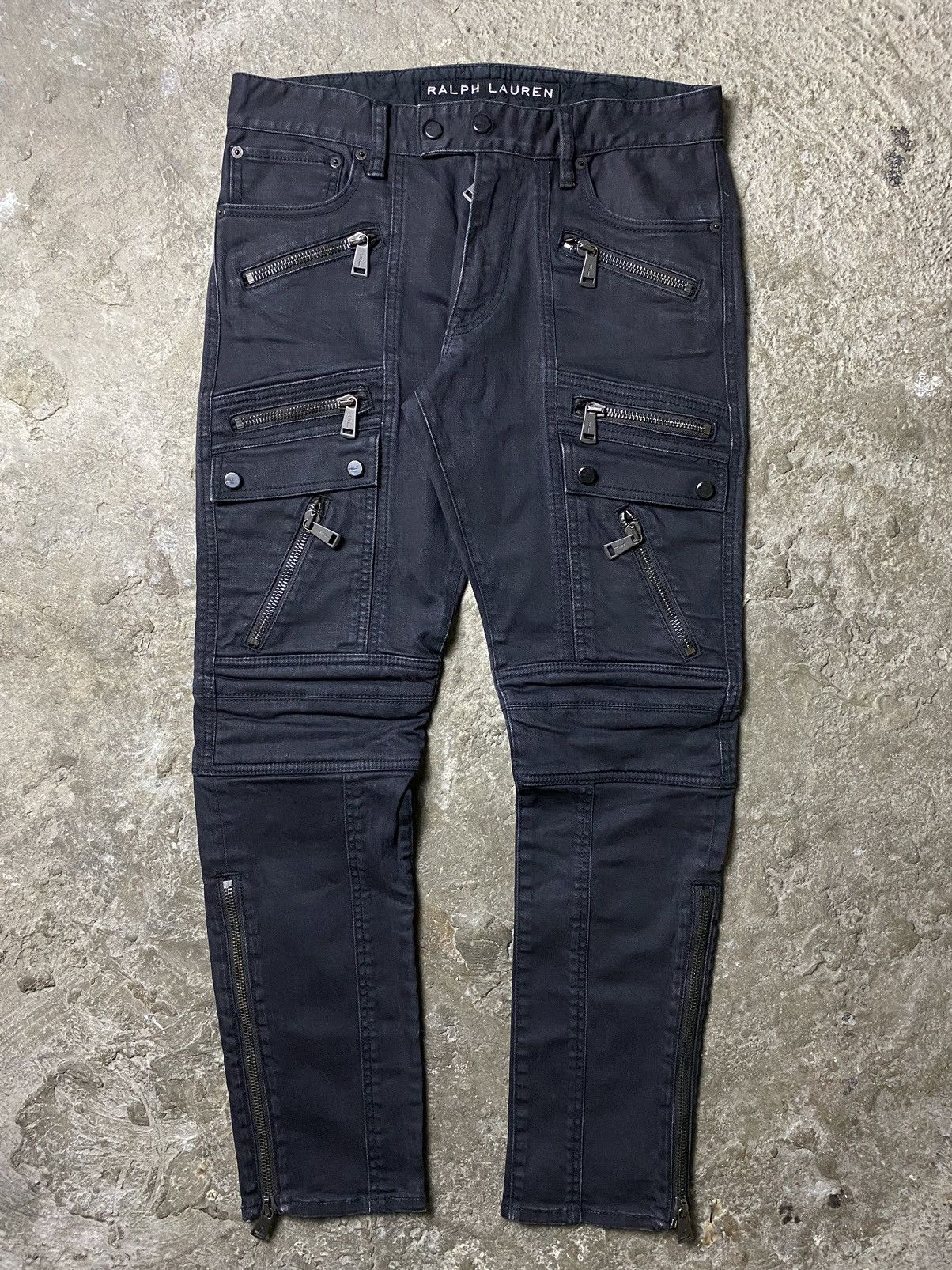 Ralph Lauren Black Label Ralph Lauren Black Label Biker Jeans Size US 32 / EU 48 - 1 Thumbnail