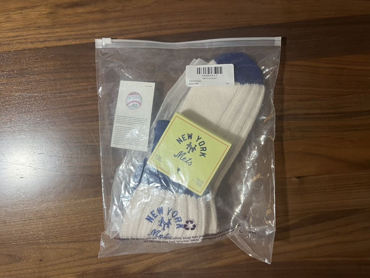 Aime Leon Dore Aime Leon Dore ALD New York Mets Sock Embroidered Wool Socks Size ONE SIZE - 4 Thumbnail