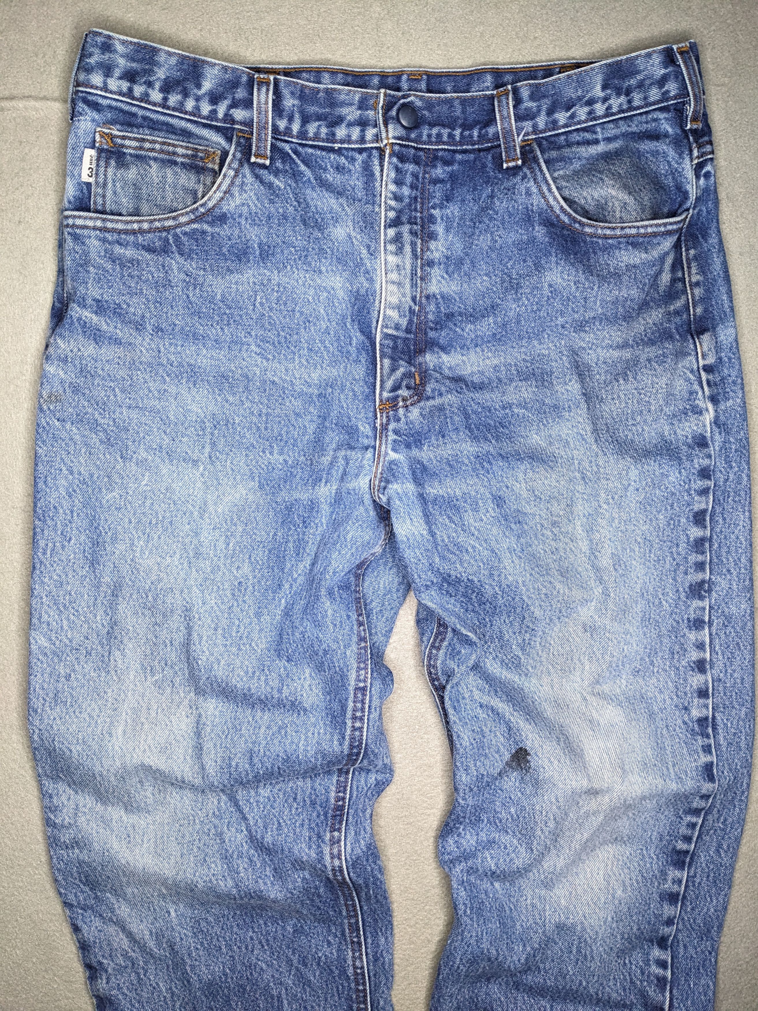 Carhartt Carhartt FR Flame Resistant Jeans Mens 34x31 Baggy Denim Size US 34 / EU 50 - 3 Thumbnail