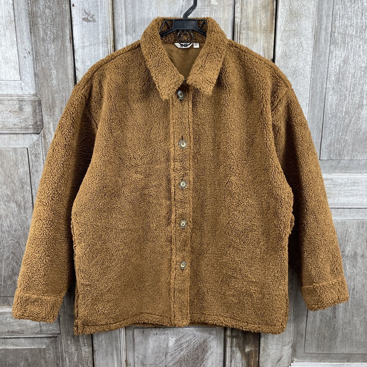 Uniqlo × Vintage Vintage Uniqlo Sherpa Brown Jacket Size US XL / EU 56 / 4 - 1 Thumbnail