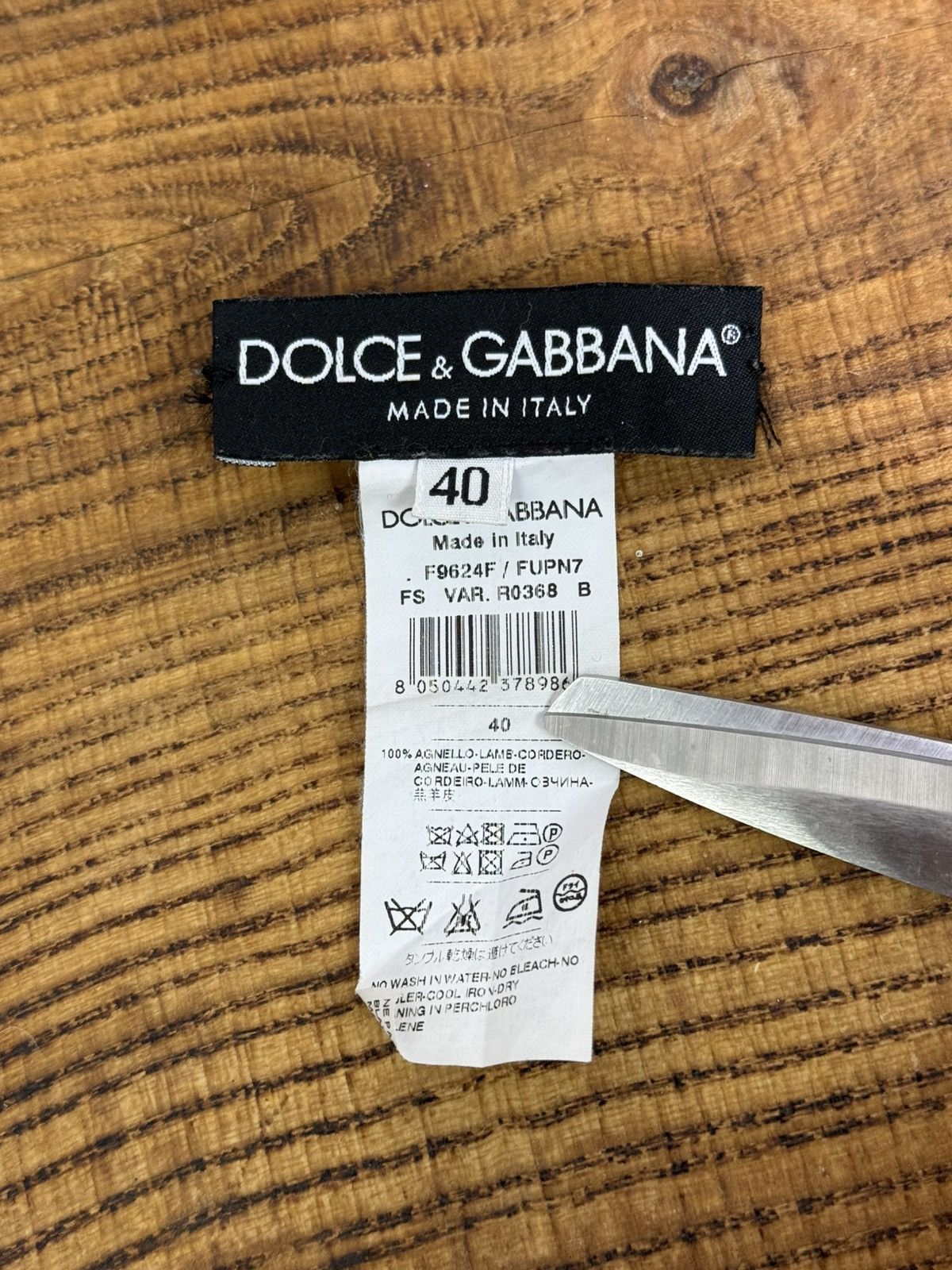 Dolce & Gabbana Dolce & Gabbana Lambskin Leather Shearling Jacket Grey 40 Size S / US 4 / IT 40 - 11 Thumbnail