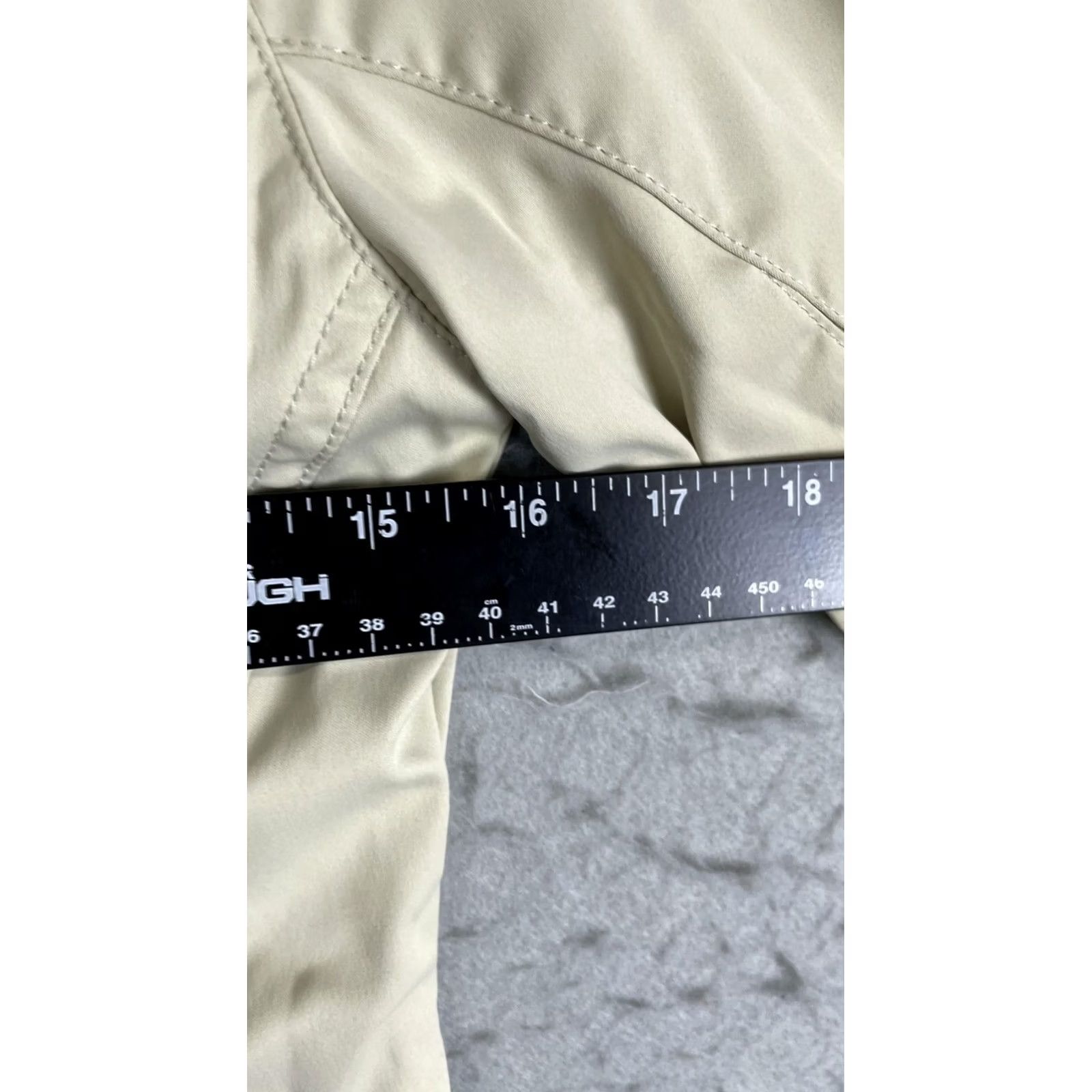 Nike Nike Jacket Womens XS Beige Twill Full Zip Lightweight Pockets Logo Size XS / US 0-2 / IT 36-38 - 4 Thumbnail