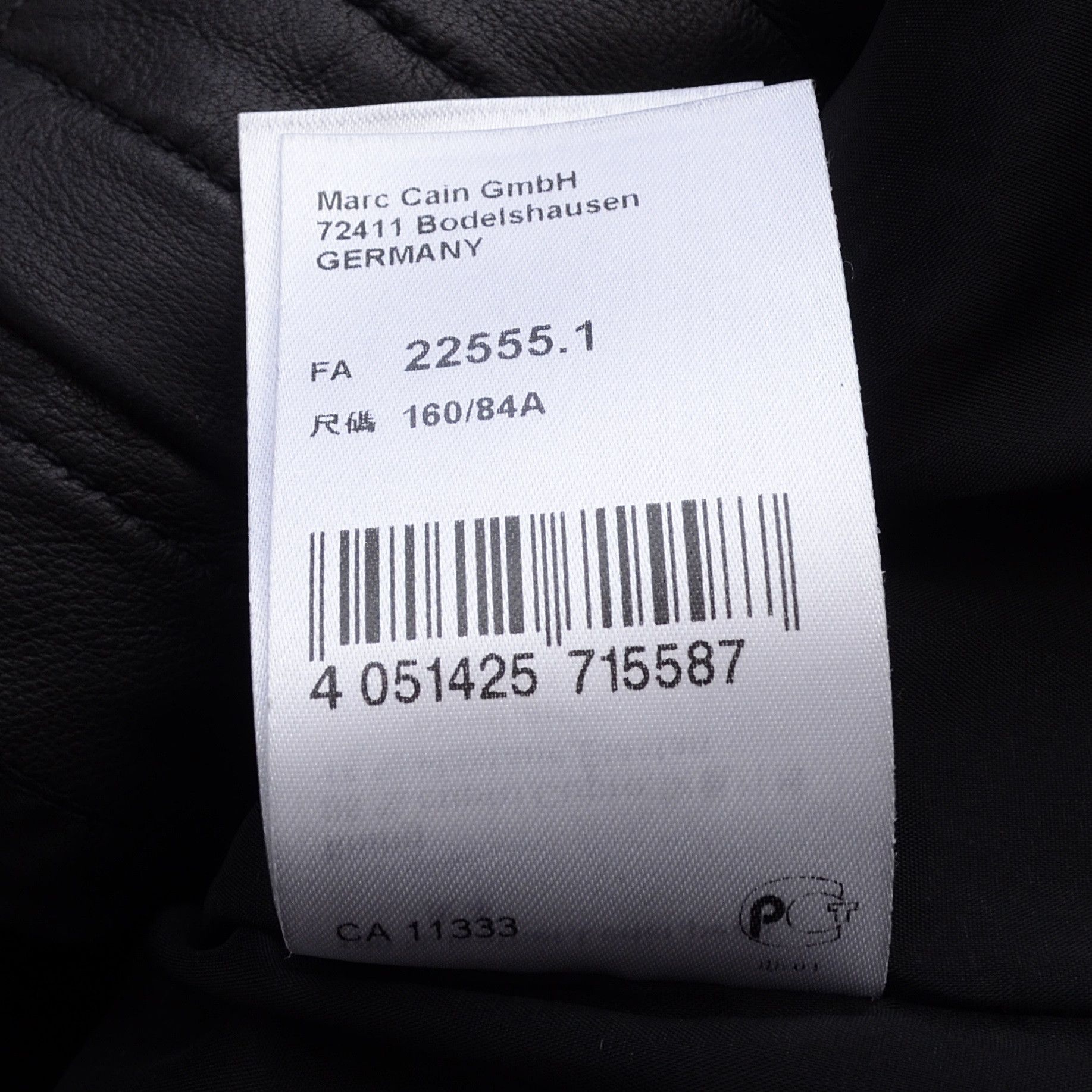 Genuine Leather Marc Cain Black Leather Long Coat Jacket Size N2 Colour 900 Size M / US 6-8 / IT 42-44 - 19 Thumbnail