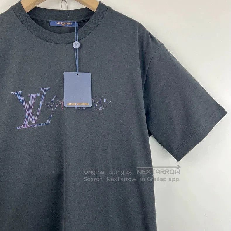 Louis Vuitton 25 Capsule Gradient Logo Tee.