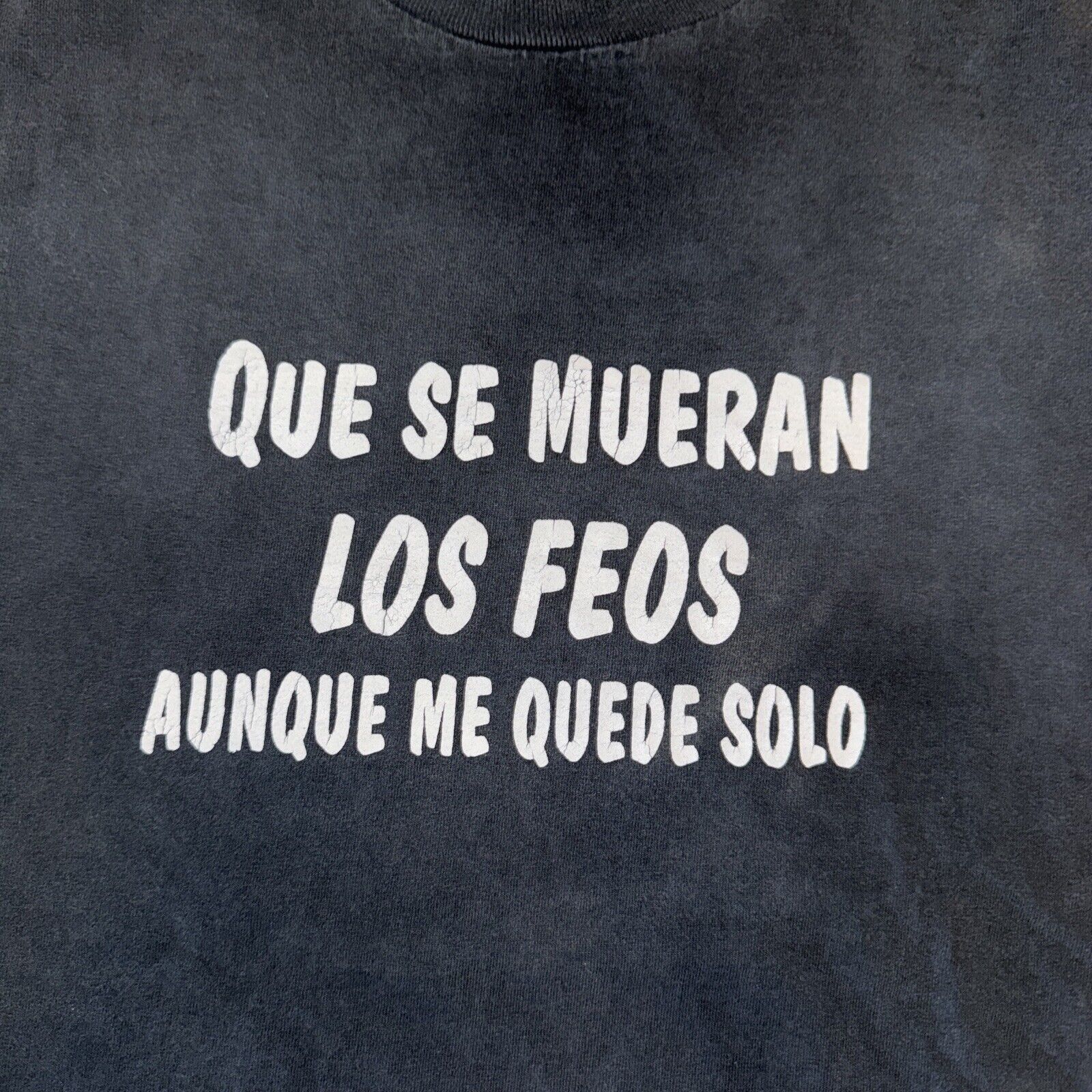 Band Tees × Vintage Los Tigrillos Que Se Mueran Los Feos T-Shirt Black Med 19x25 Size US M / EU 48-50 / 2 - 2 Thumbnail