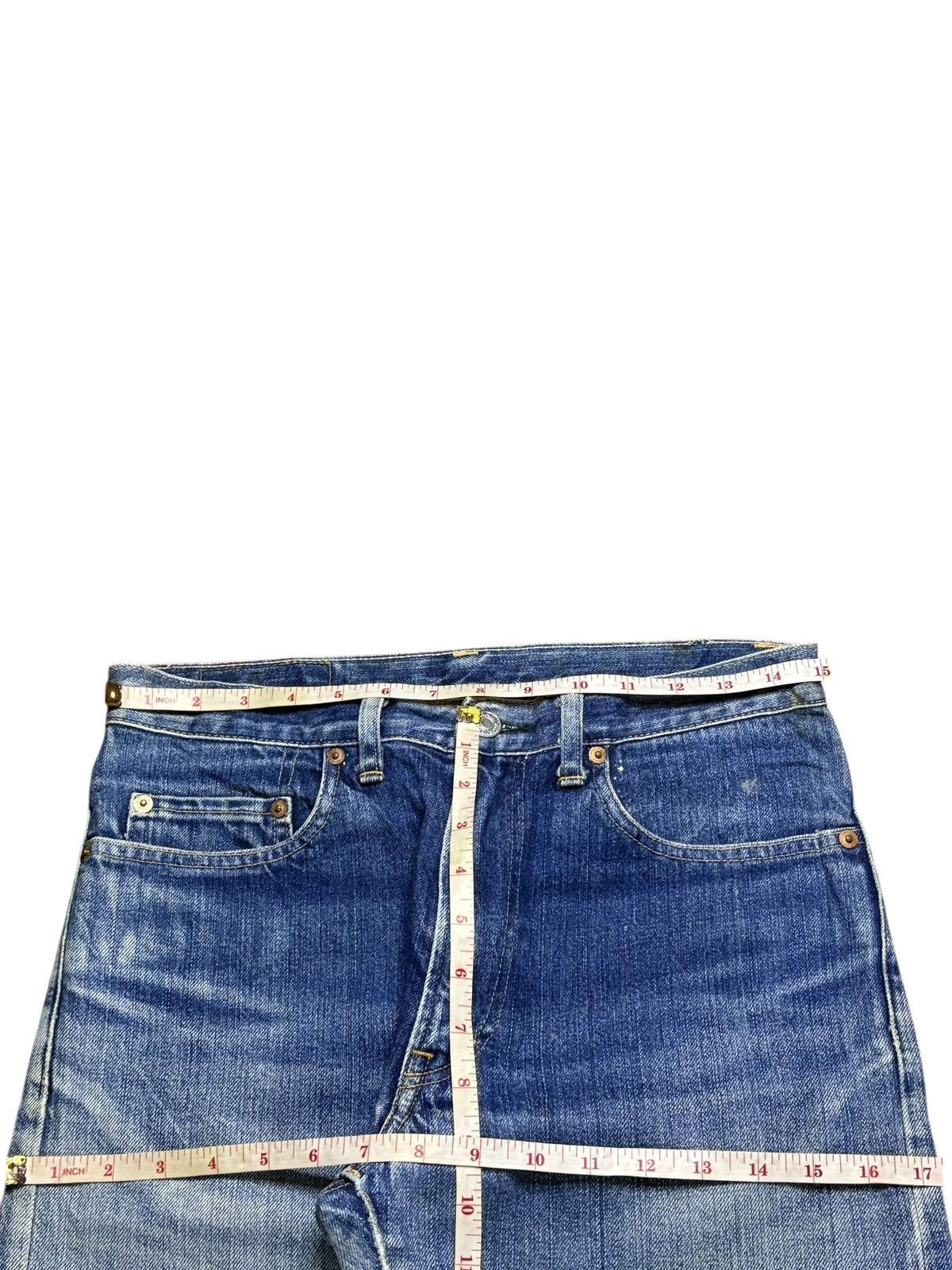 HOLLYWOOD RANCH MARKET × Japanese Brand Vintage HR Market Button Fly Mud Wash Jeans Size US 30 / EU 46 - 15 Thumbnail