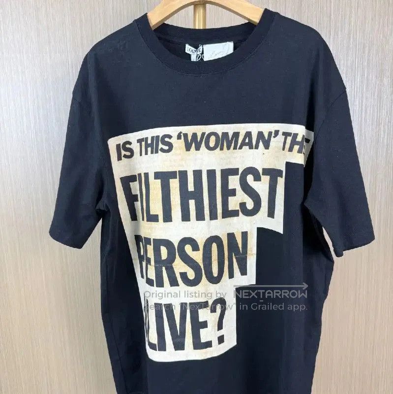 Loewe Loewe Black Cotton Graphic T-Shirt for Women . Size XS / US 0-2 / IT 36-38 - 1 Thumbnail