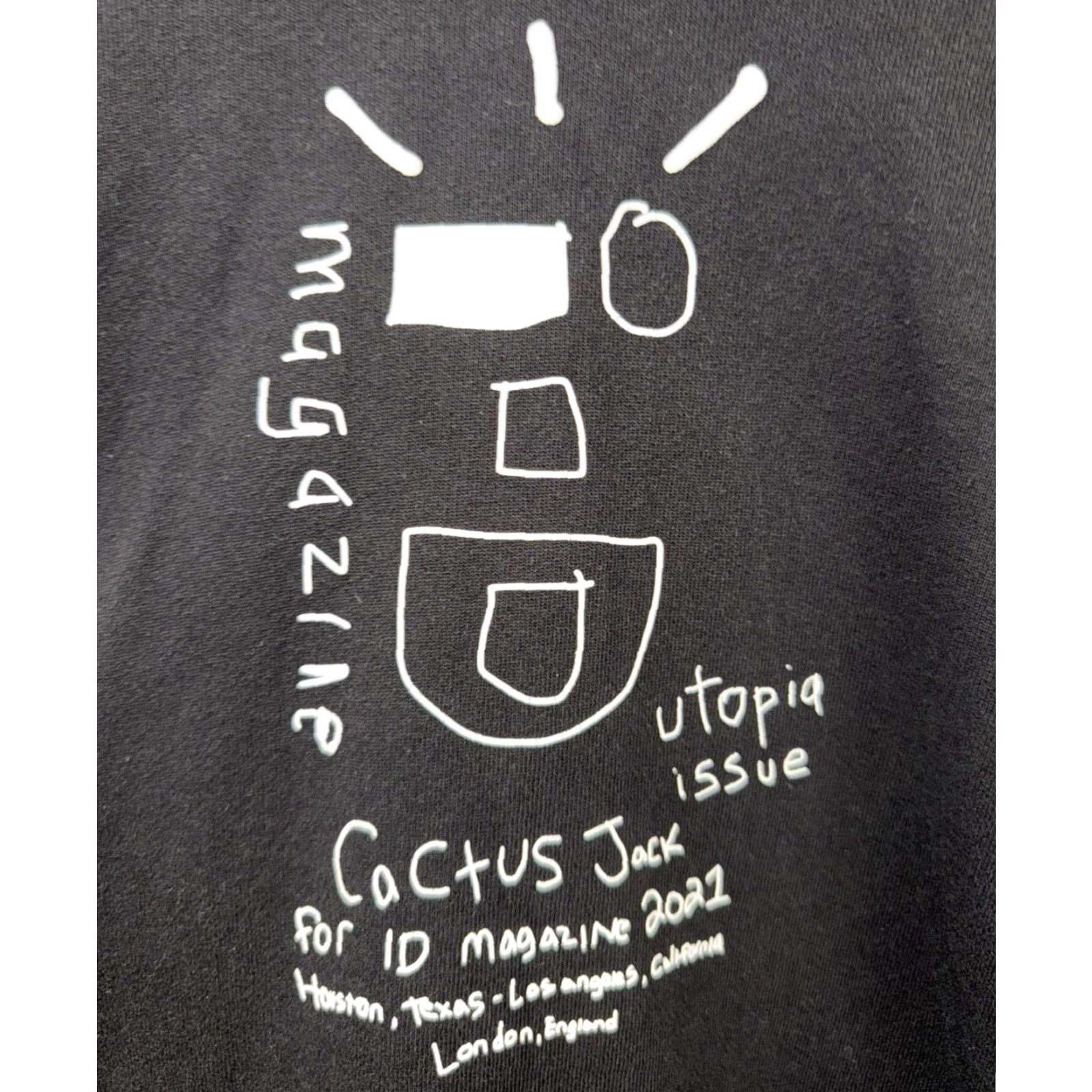 Travis Scott Cactus Jack Travis Scott Hoodie XL Black Men Pullover RARE Utopia Issue iD Magazine Utopia XL Hoodie Size XL Men Size US XL / EU 56 / 4 - 3 Thumbnail