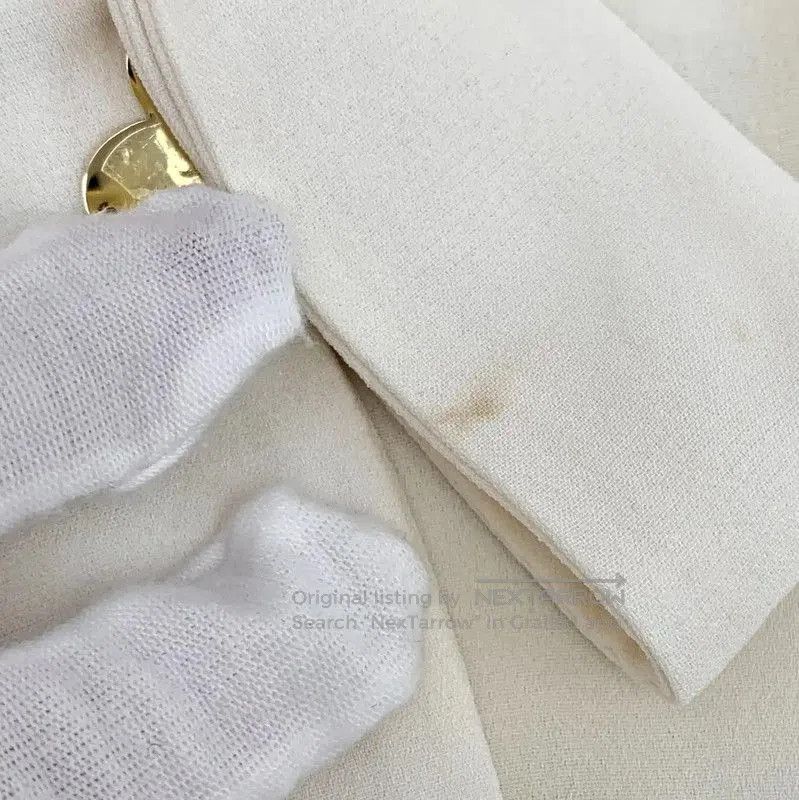 Louis Vuitton Louis Vuitton Beige Silk Ruffle Blouse . Size XS / US 0-2 / IT 36-38 - 8 Thumbnail