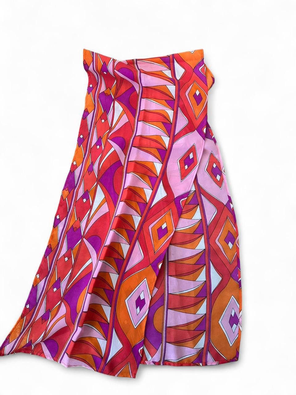 Other Vintage Mod Psychedelic Silk Scarf – Pucci Vibes Size ONE SIZE - 2 Thumbnail