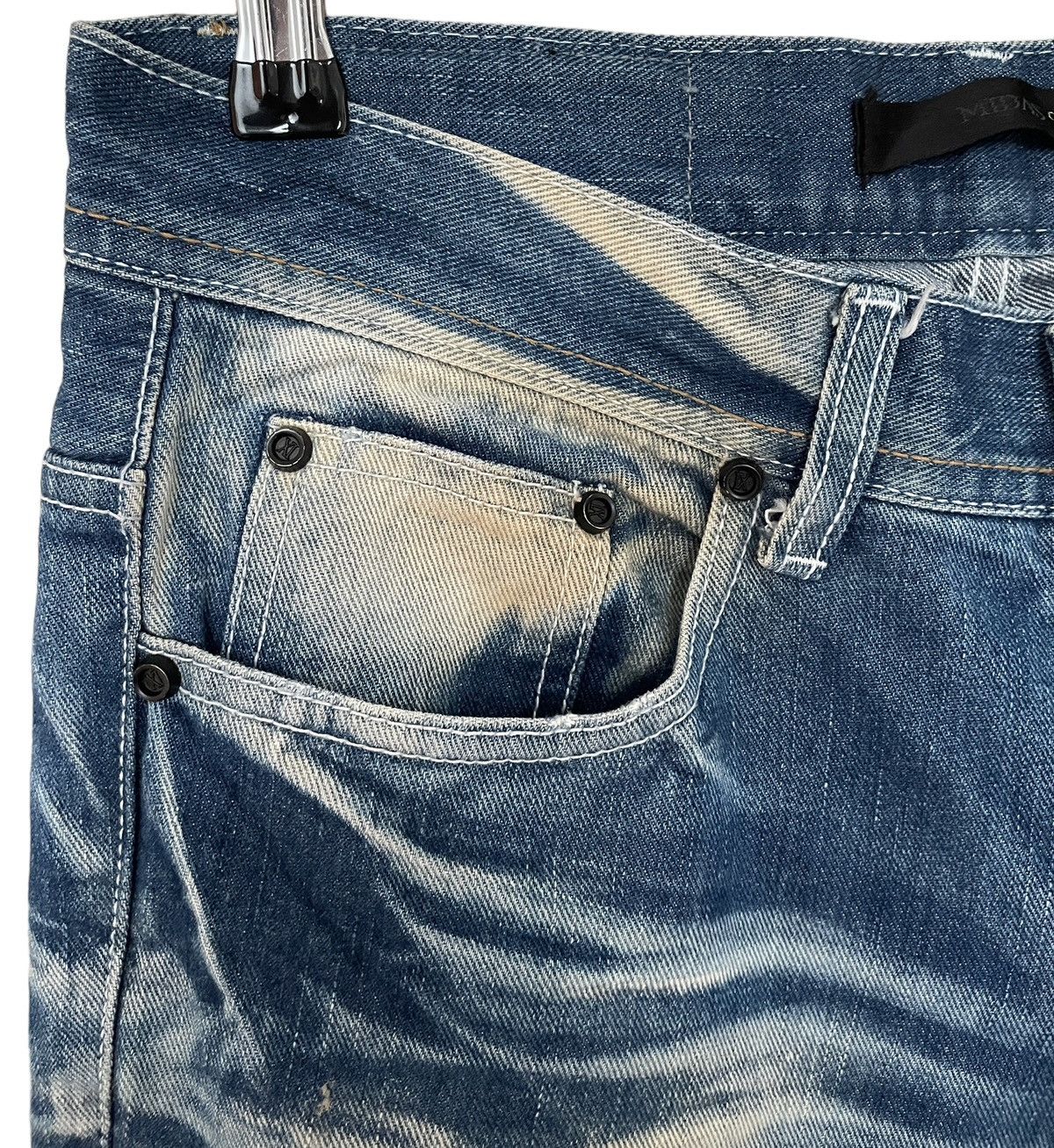 If Six Was Nine Vintage Japanese Brand Midas Flared Jeans 1990s Size US 40 / EU 56 - 7 Thumbnail