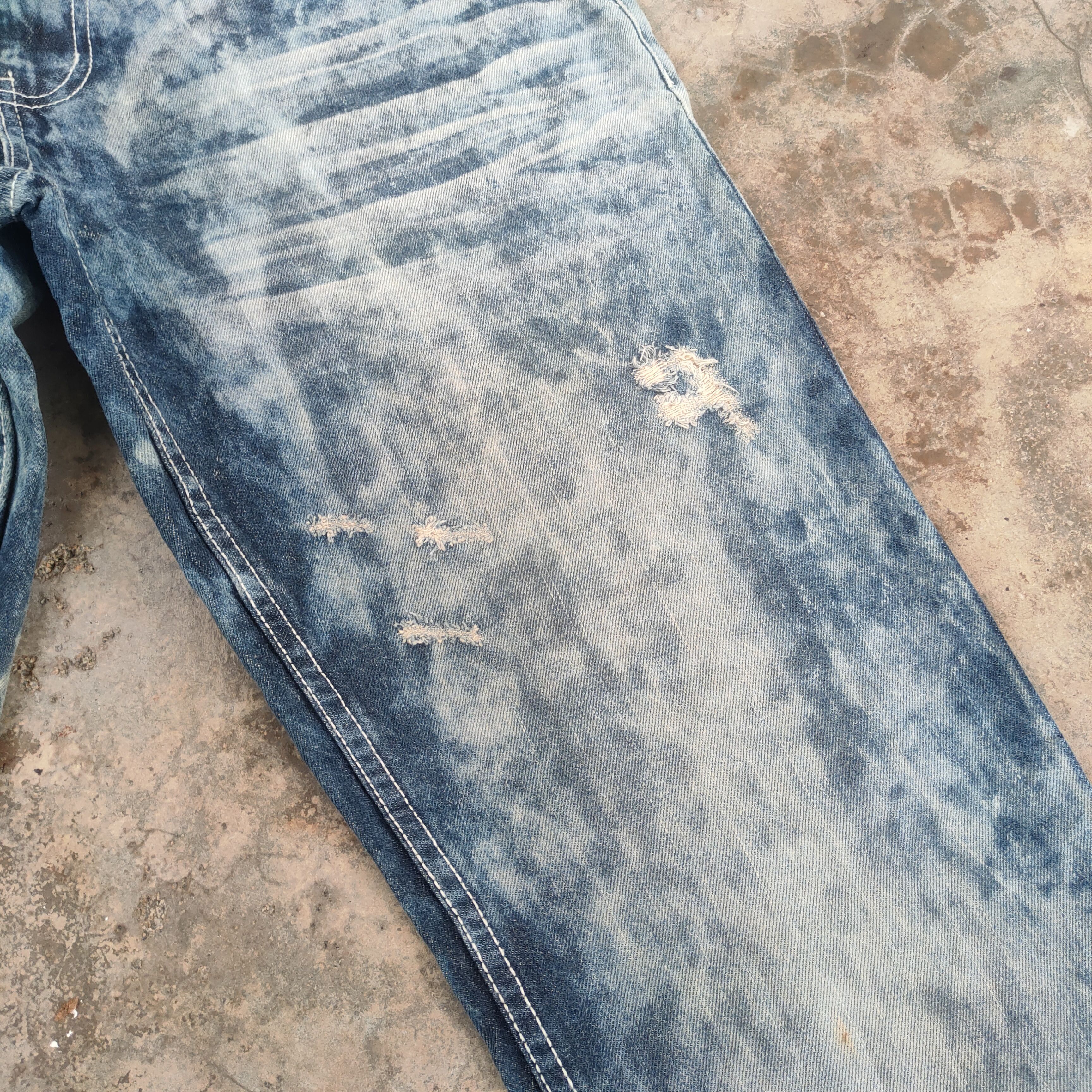 Japanese Brand × Jean × Vintage W31 VINTAGE ANTI LABEL JEANS FADED DENIM PANTS Size US 31 - 7 Thumbnail