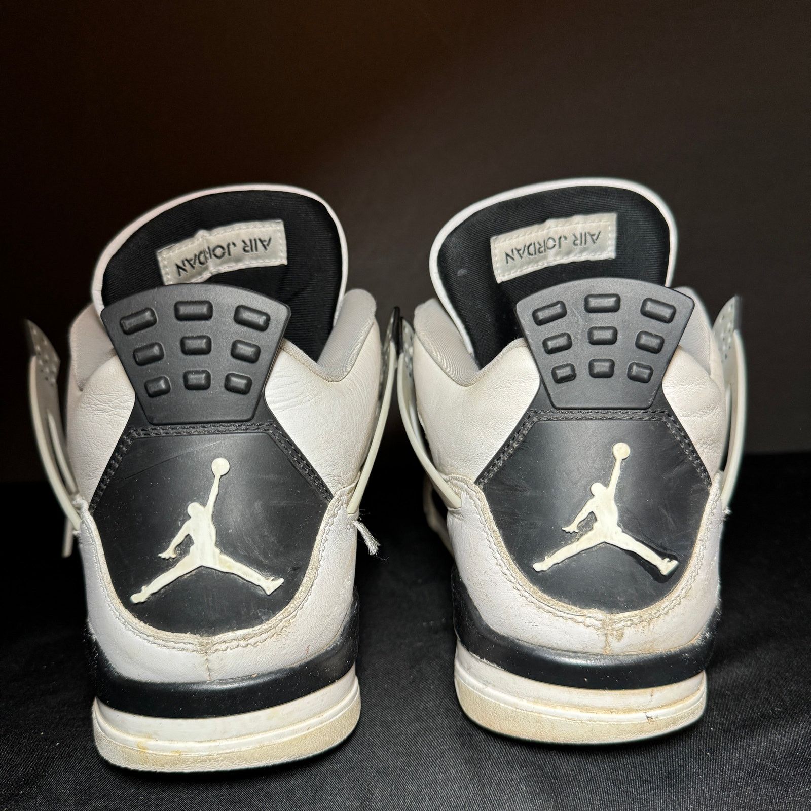 Jordan Brand × Nike Size 9 - Nike Air Jordan 4 Retro Military Black Men's Shoes Size US 9 / EU 42 - 6 Thumbnail