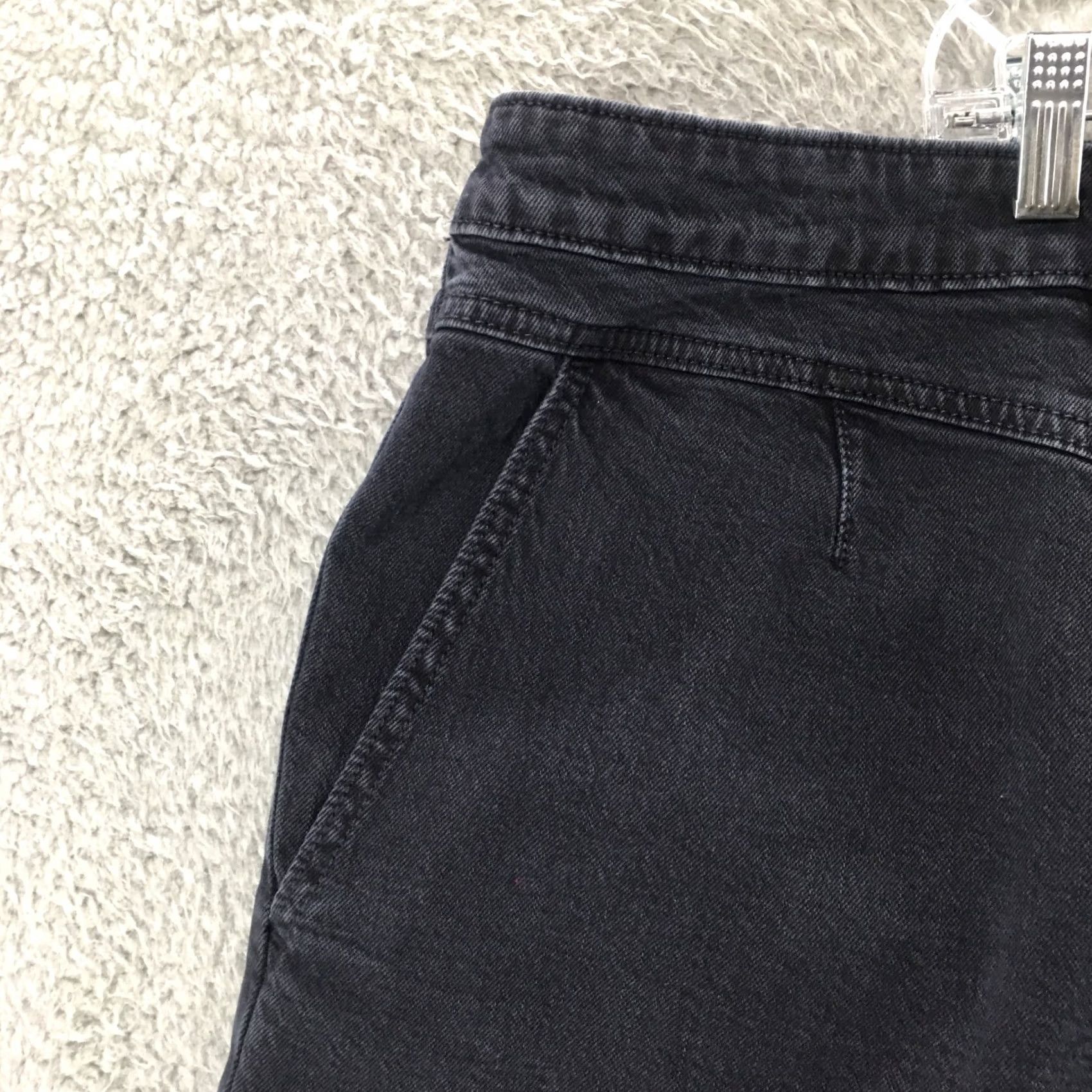 Vintage Universal Thread A Line Shorts Womens 24W Black Zip Fly NEW Size 42" / US 20 - 2 Thumbnail