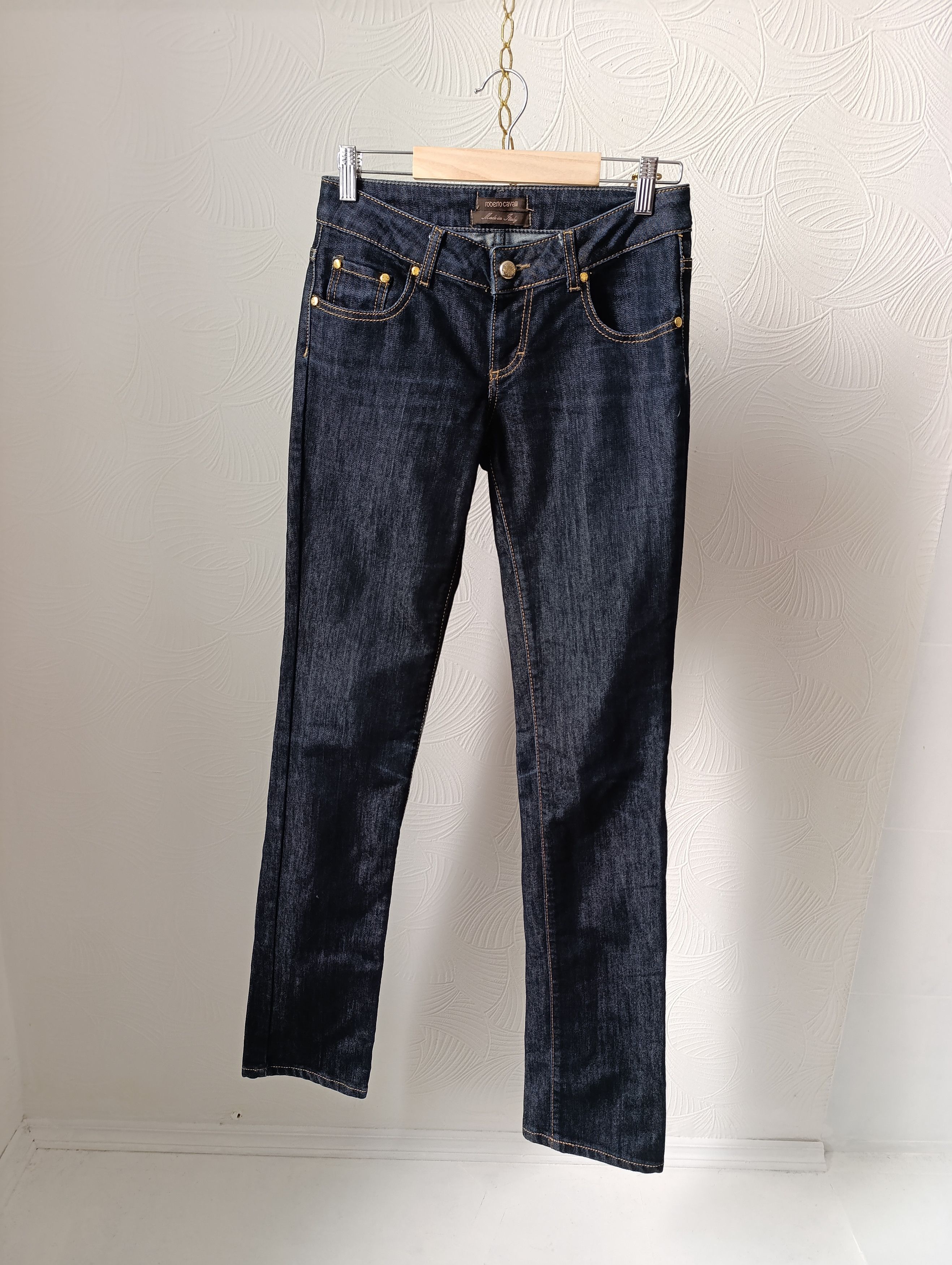 ROBERTO CAVALLI WOMEN'S THICK JEANS PANTS