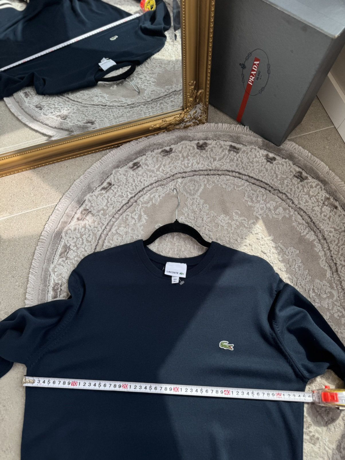 Lacoste 🇫🇷 Vintage 90s Lacoste sweater made in France Size US L / EU 52-54 / 3 - 6 Thumbnail