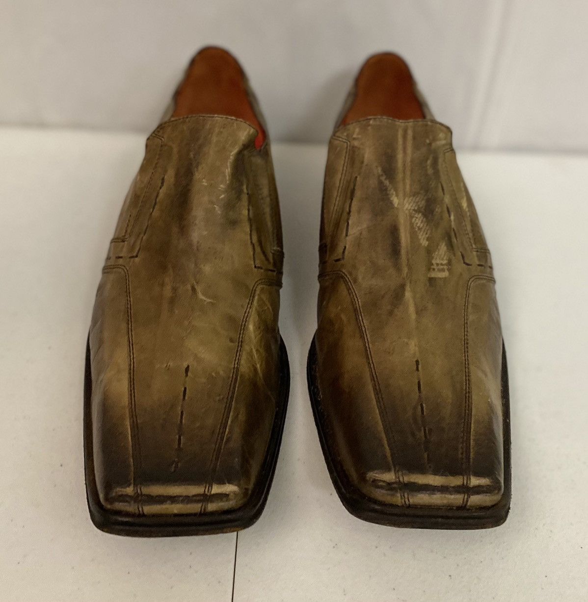 Mark Nason Vintage Y2K Mark Nason 🇮🇹 Distress Rock Stitch Loafer 13 New Size US 13 / EU 46 - 3 Thumbnail