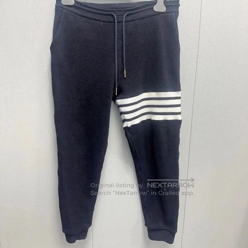 Thom Browne Thom Browne Black Cotton Casual Pants . Size US 26 / EU 42 - 1 Thumbnail