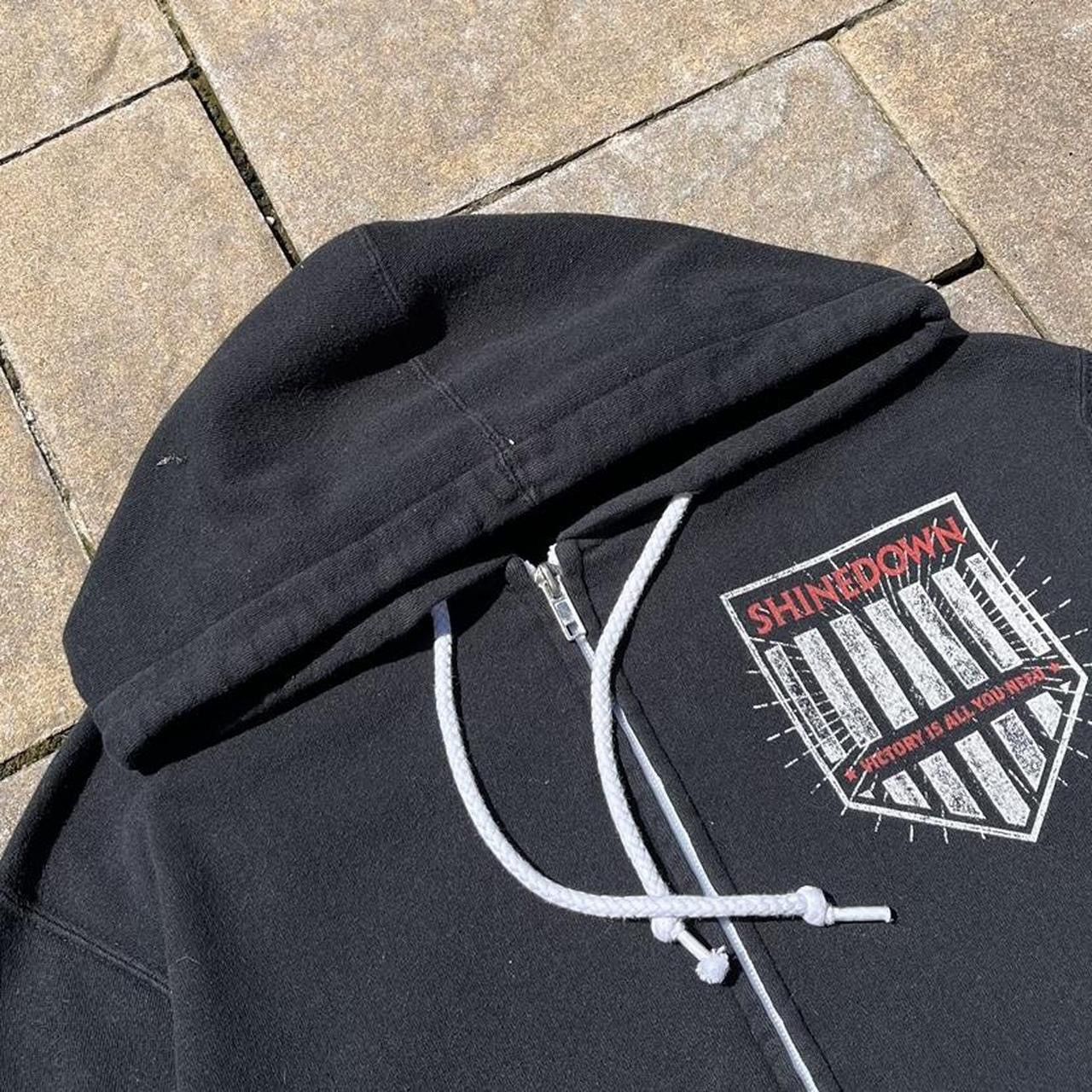 Band Tees × Vintage Vintage Y2K Shinedown Band Music Tour Hoodie Sweatshirt Size US S / EU 44-46 / 1 - 4 Thumbnail