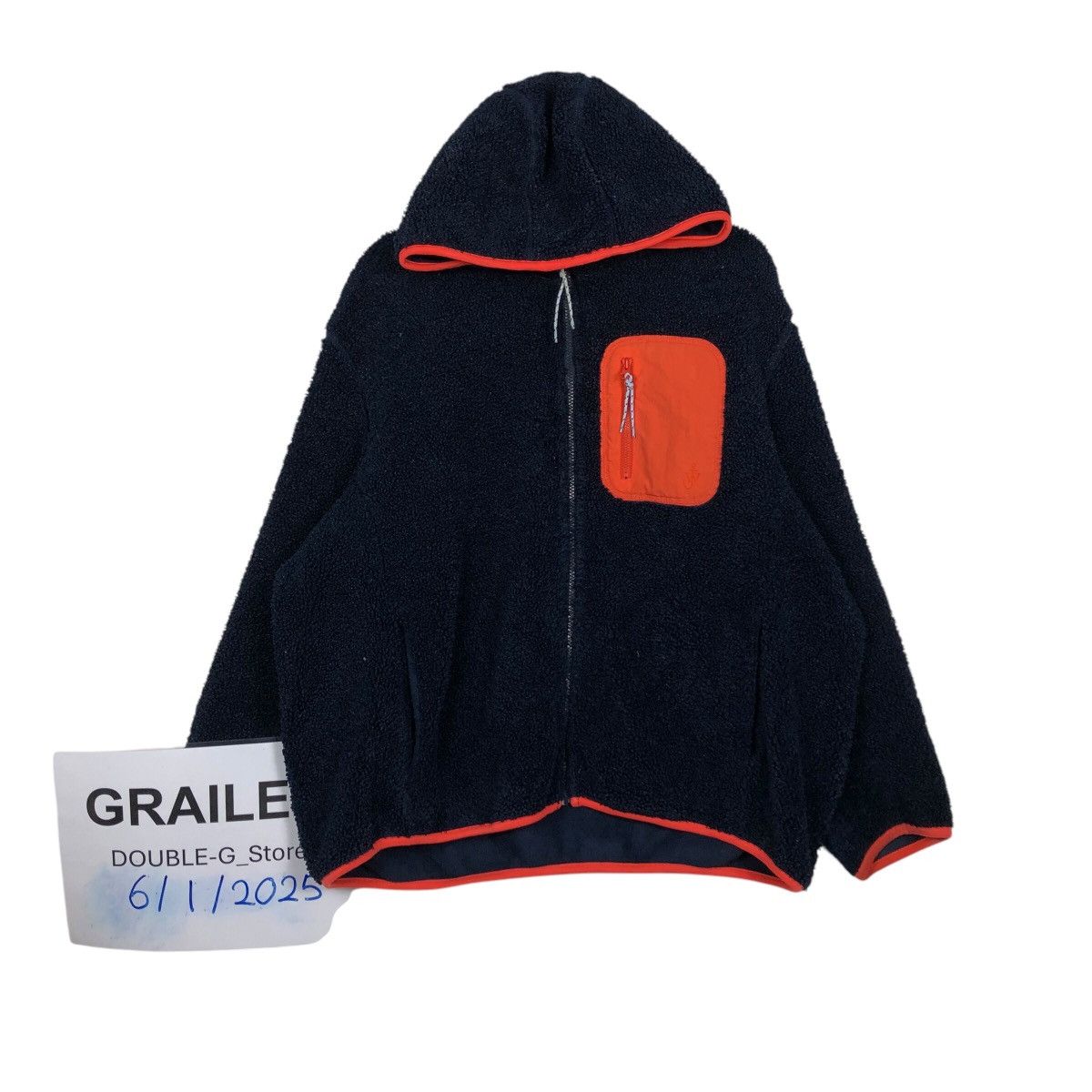 Japanese Brand 📌Vintage Fleece Bomber Zipper Jacket J.W.Anderson Size US XXL / EU 58 / 5 - 1 Thumbnail