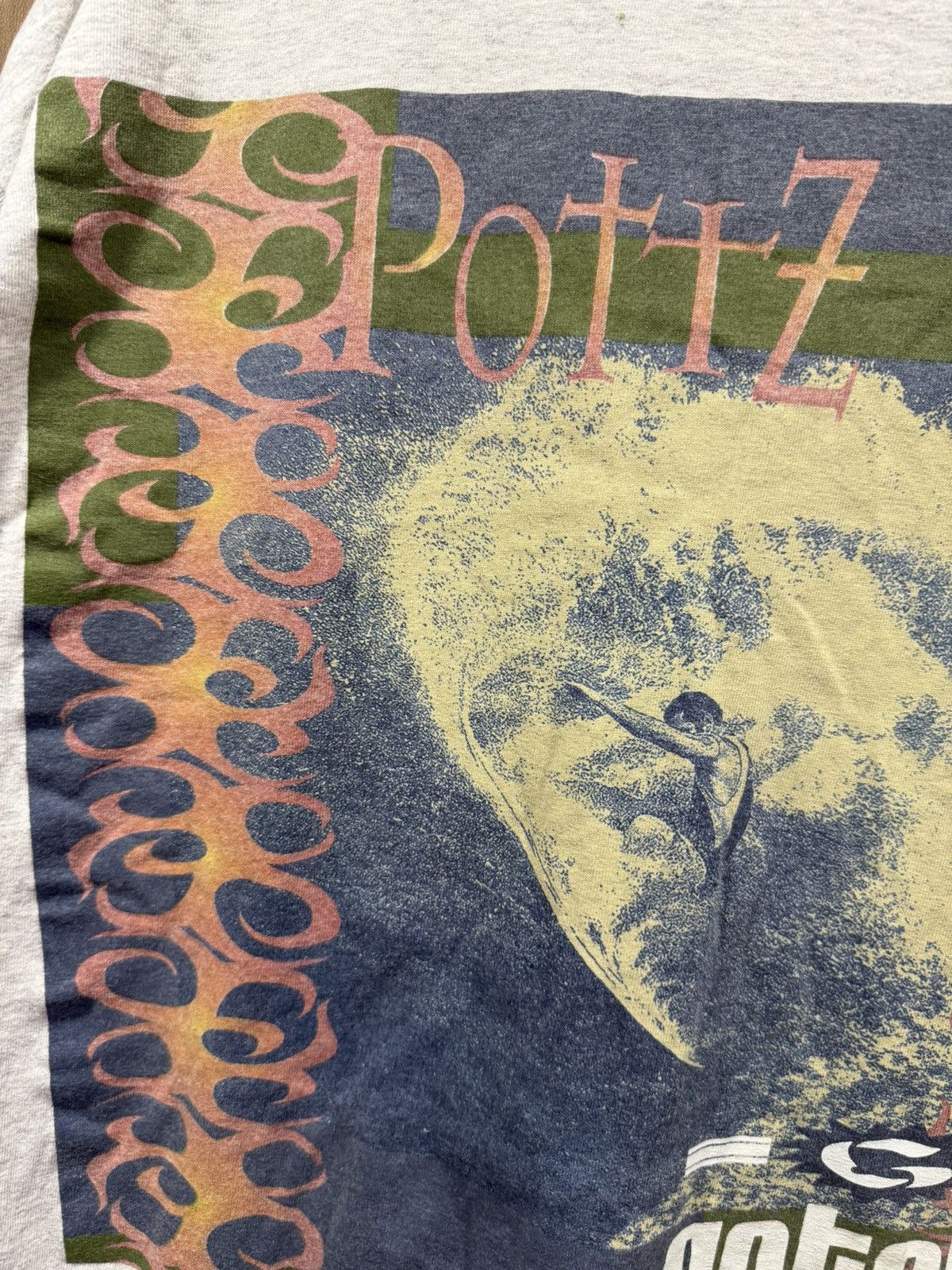 Gotcha 1993 Gotcha Martin Pottz Potter Vintage Surf Single Stitch Size US XL / EU 56 / 4 - 8 Thumbnail