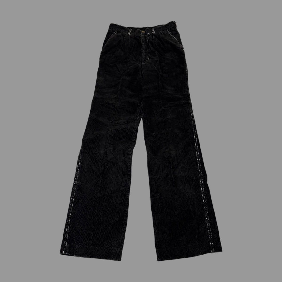 Vintage Vintage 1970s black corduroy pants Size US 28 / EU 44 - 2 Thumbnail